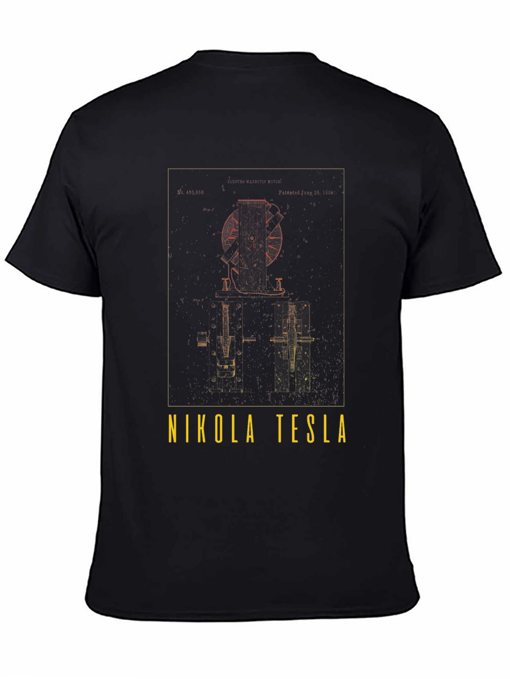 Nikola Tesla T-Shirt - Inventor & Engineer Design