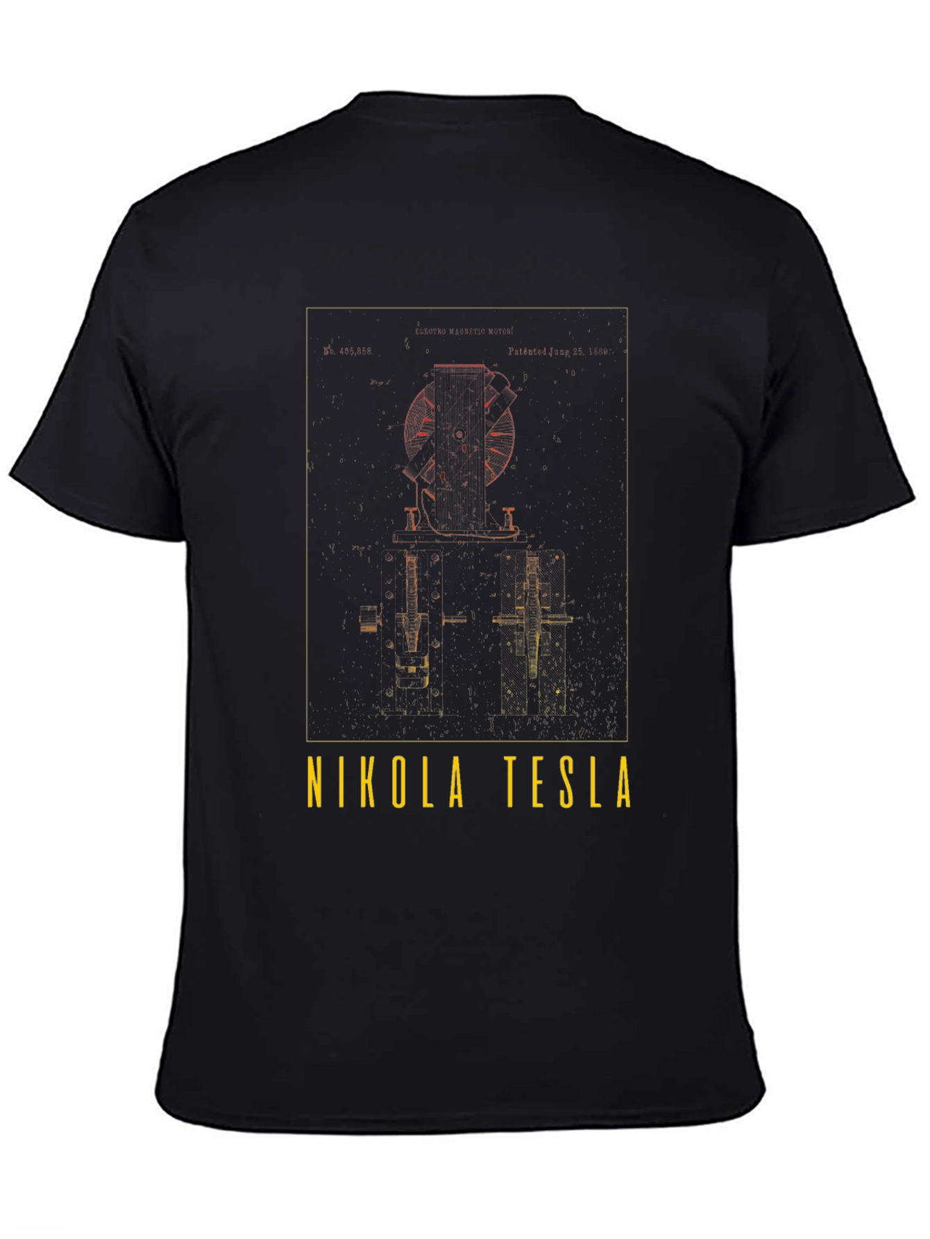 Nikola Tesla T-Shirt - Inventor & Engineer Design