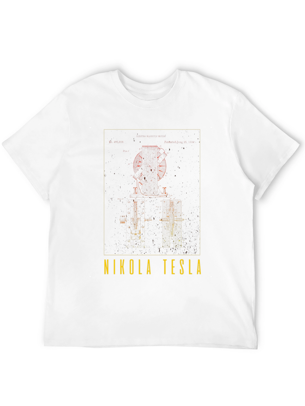 Nikola Tesla T-Shirt - Inventor & Engineer Design