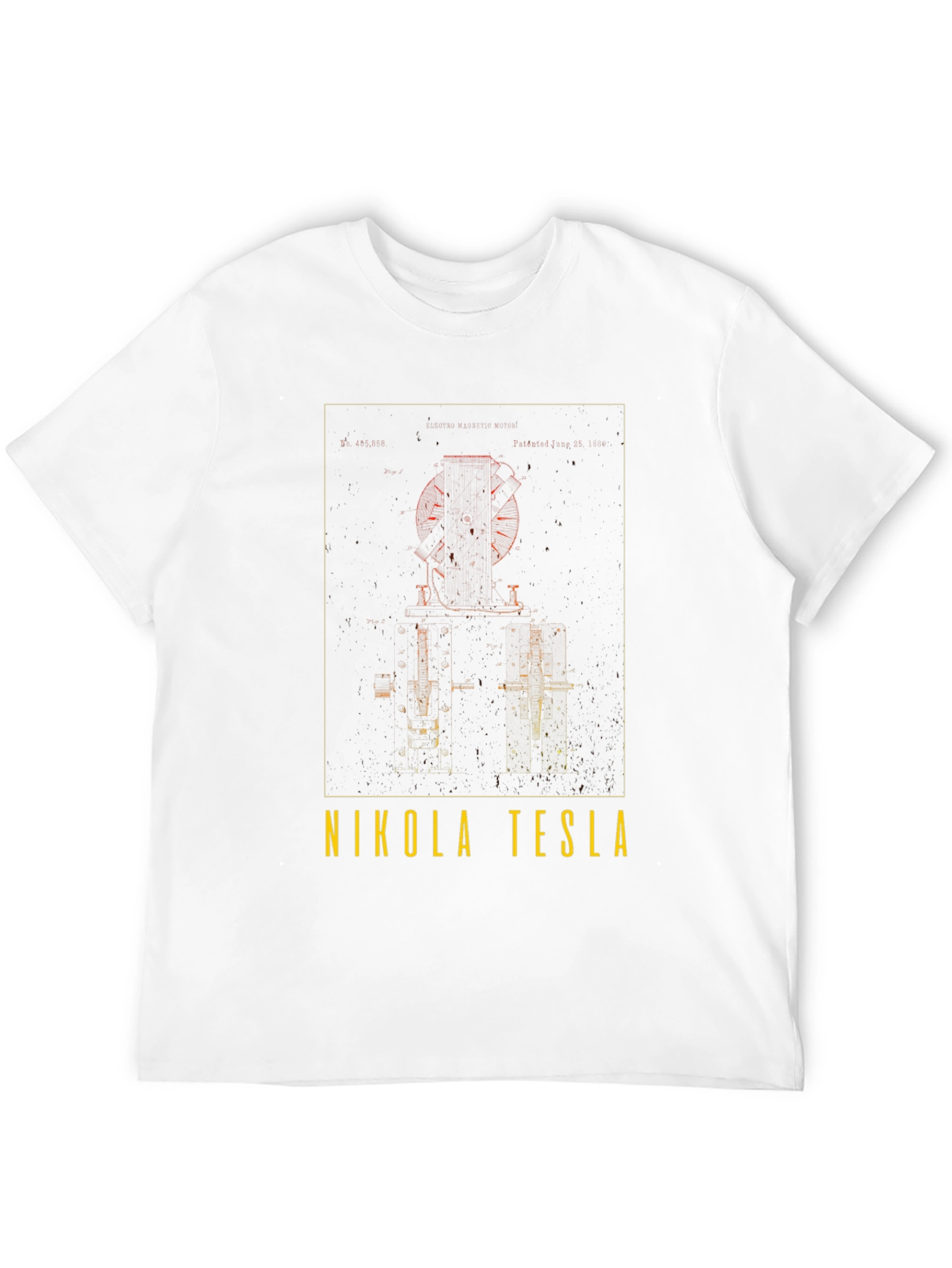 Nikola Tesla T-Shirt - Inventor & Engineer Design