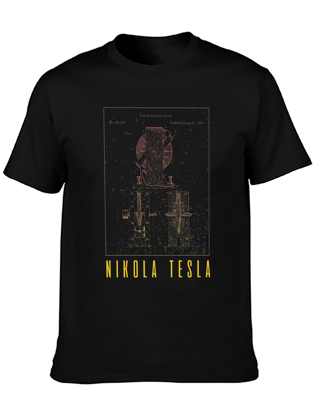 Nikola Tesla T-Shirt - Inventor & Engineer Design