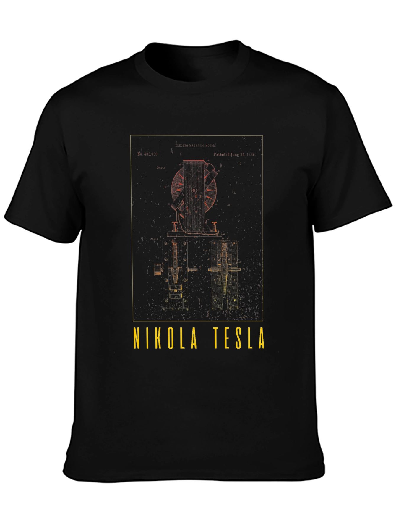 Nikola Tesla T-Shirt - Inventor & Engineer Design