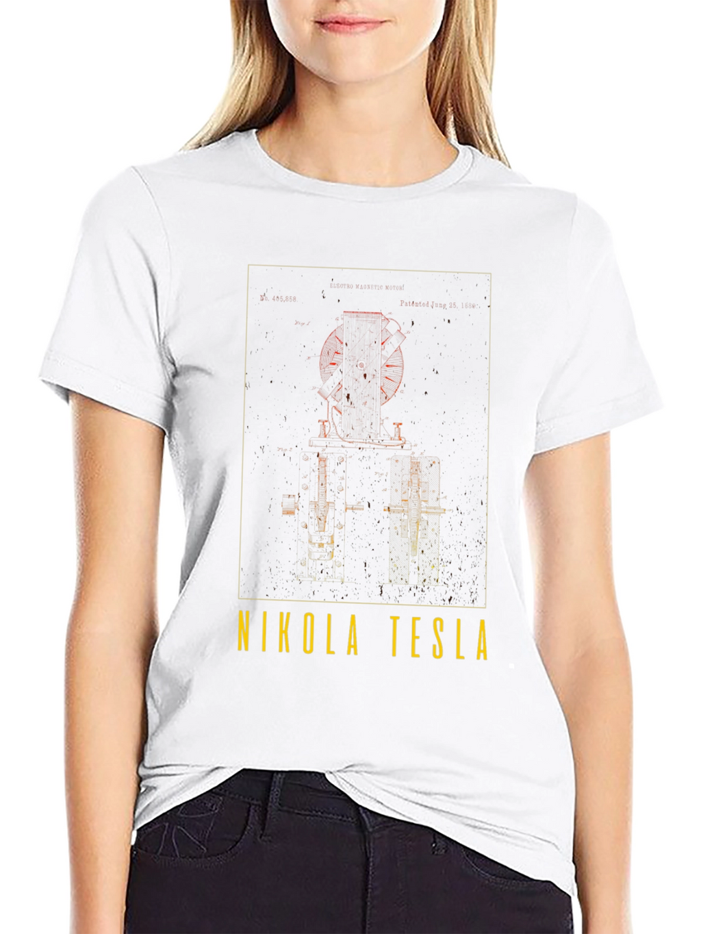 Nikola Tesla T-Shirt - Inventor & Engineer Design