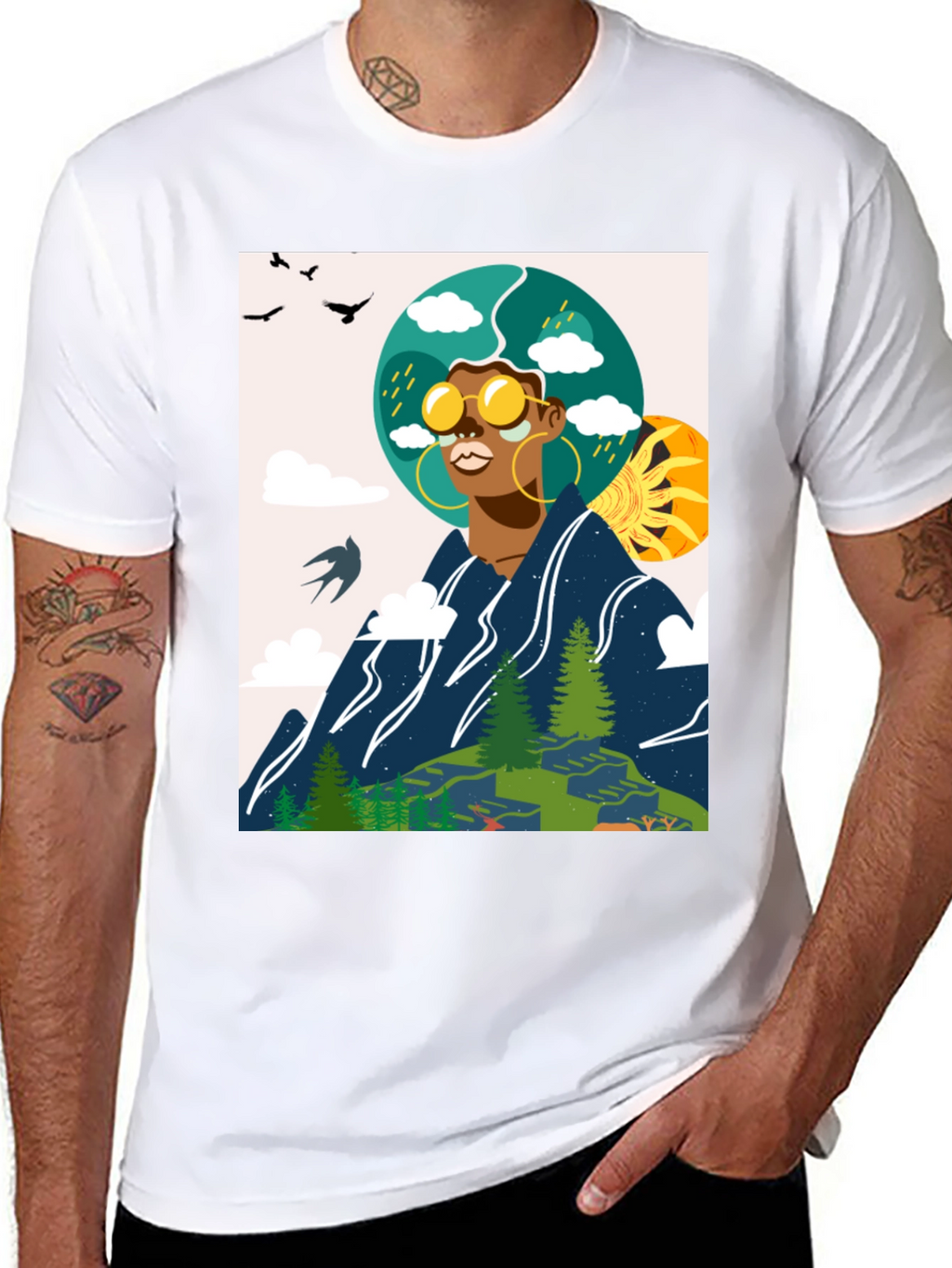 Nature Graphic T-Shirt - Unisex