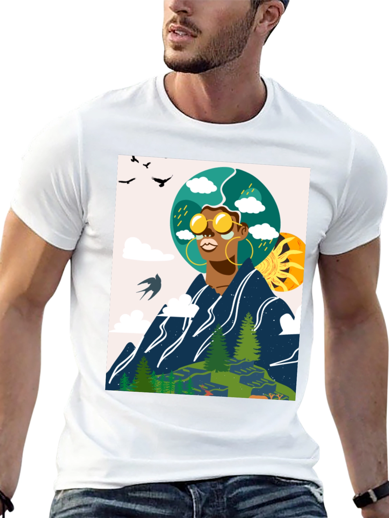 Nature Graphic T-Shirt - Unisex