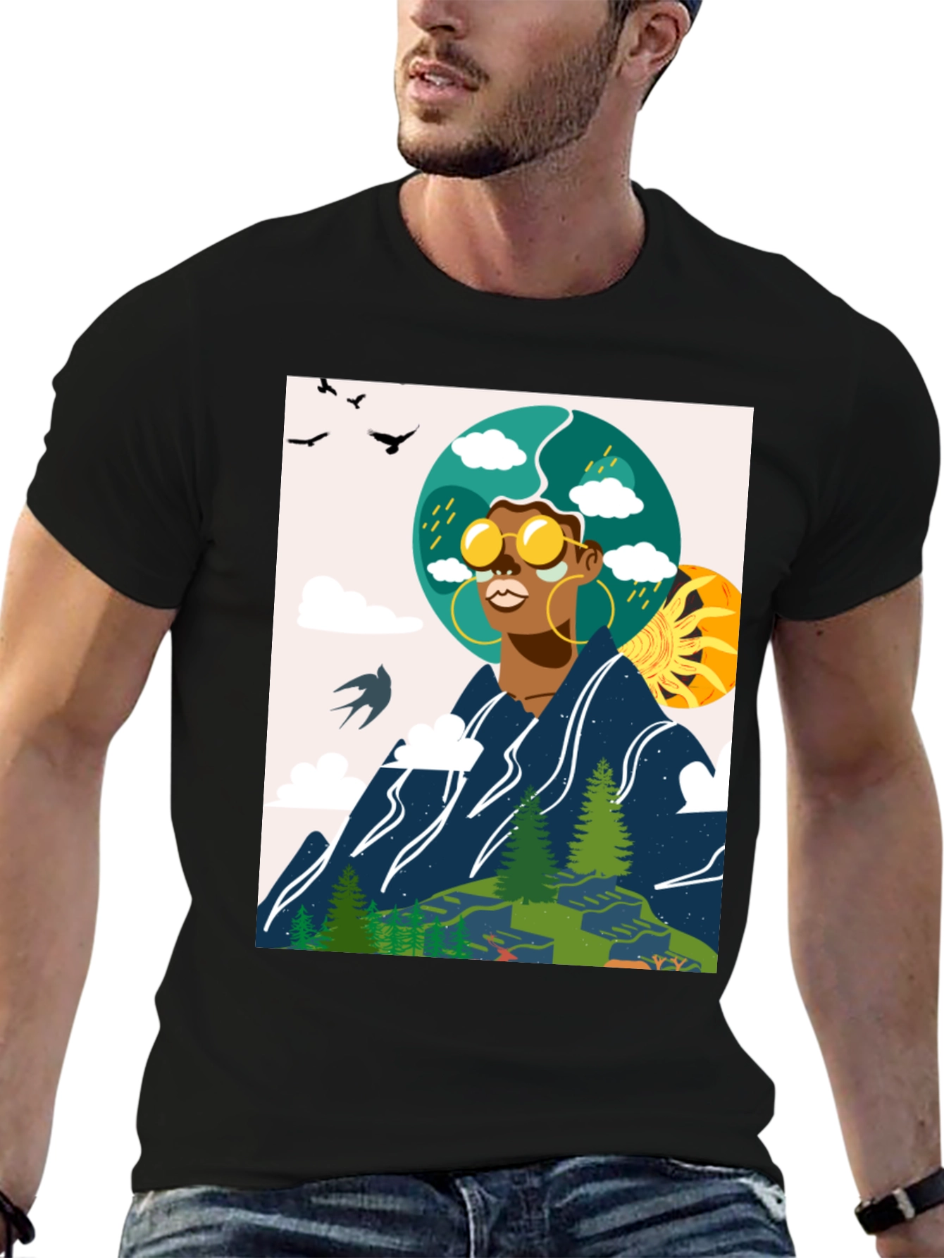Nature Graphic T-Shirt - Unisex
