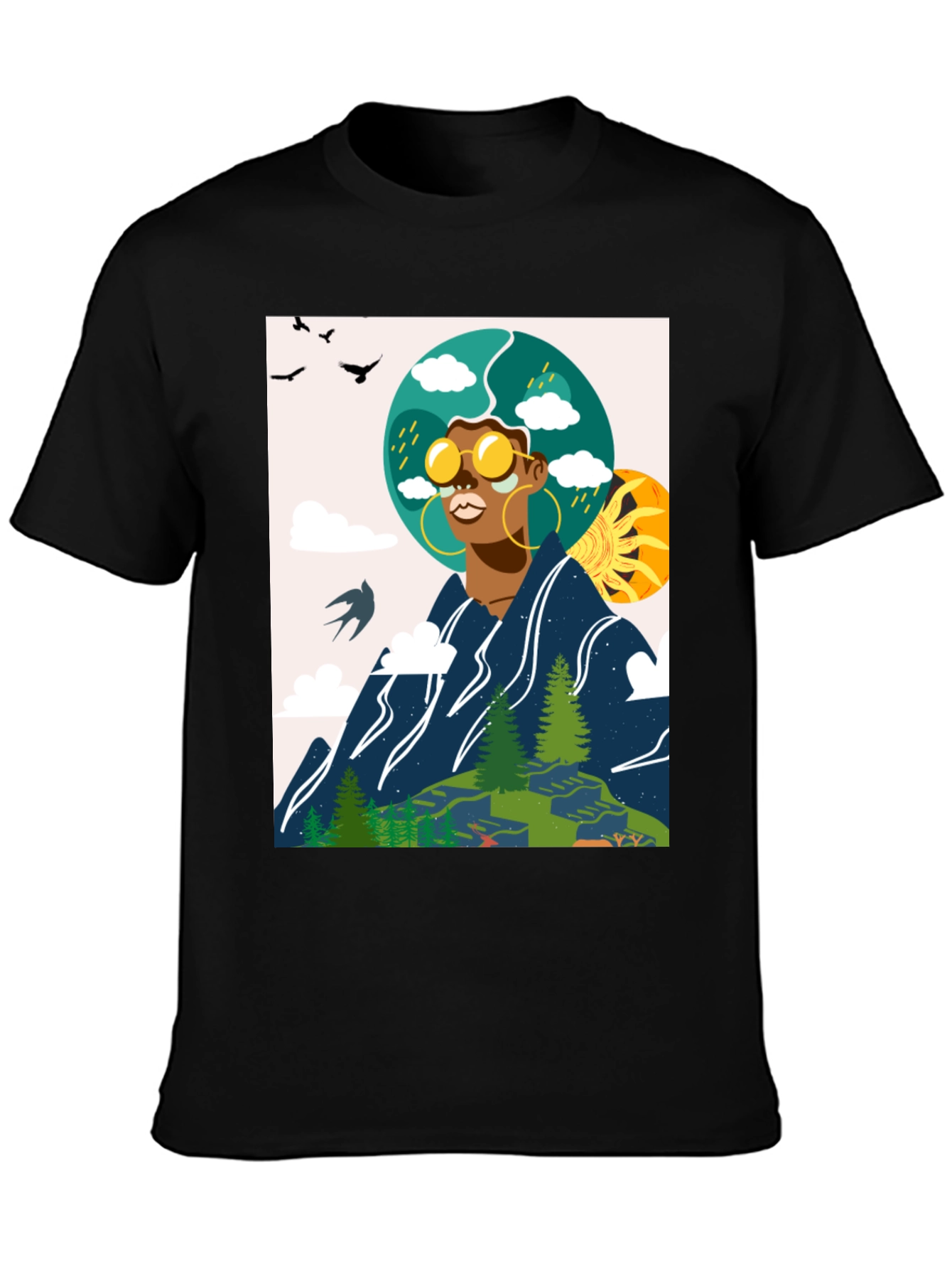 Nature Graphic T-Shirt - Unisex