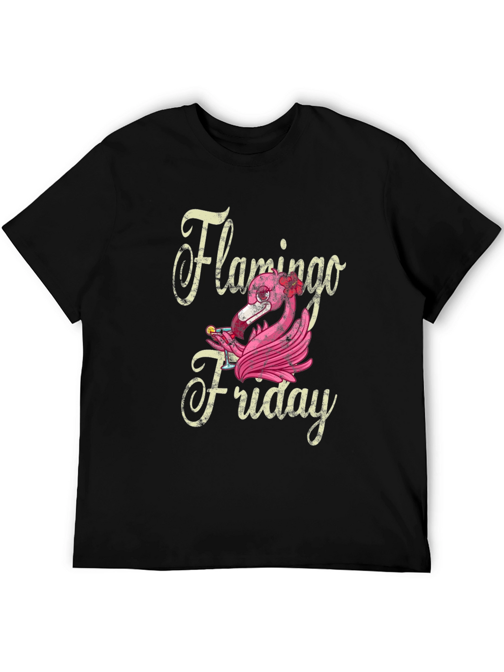 Flamingo Friday Graphic T-Shirt - Fun Weekend Vibes