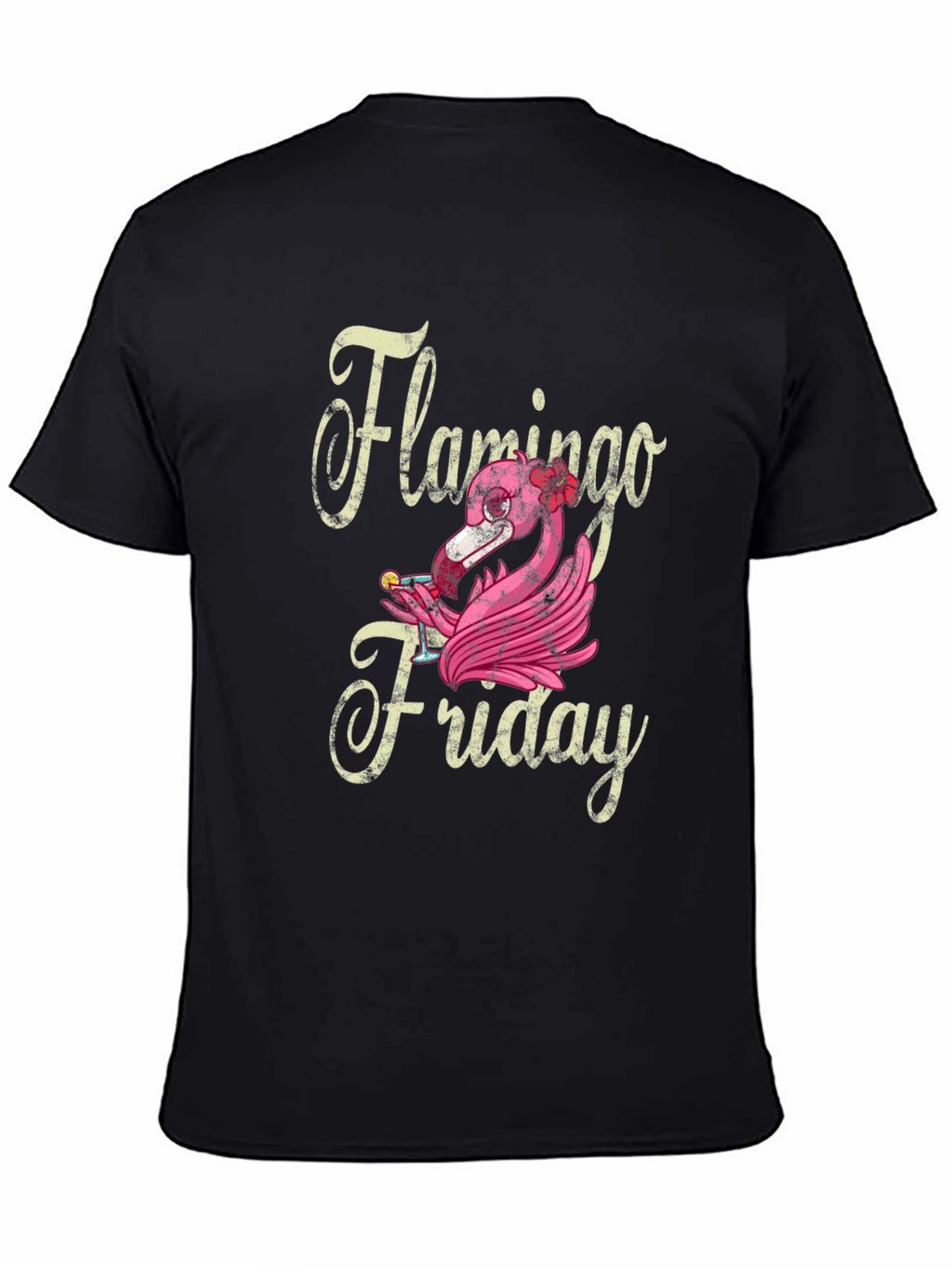 Flamingo Friday Graphic T-Shirt - Fun Weekend Vibes