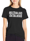 Australian Metalhead Black T-Shirt