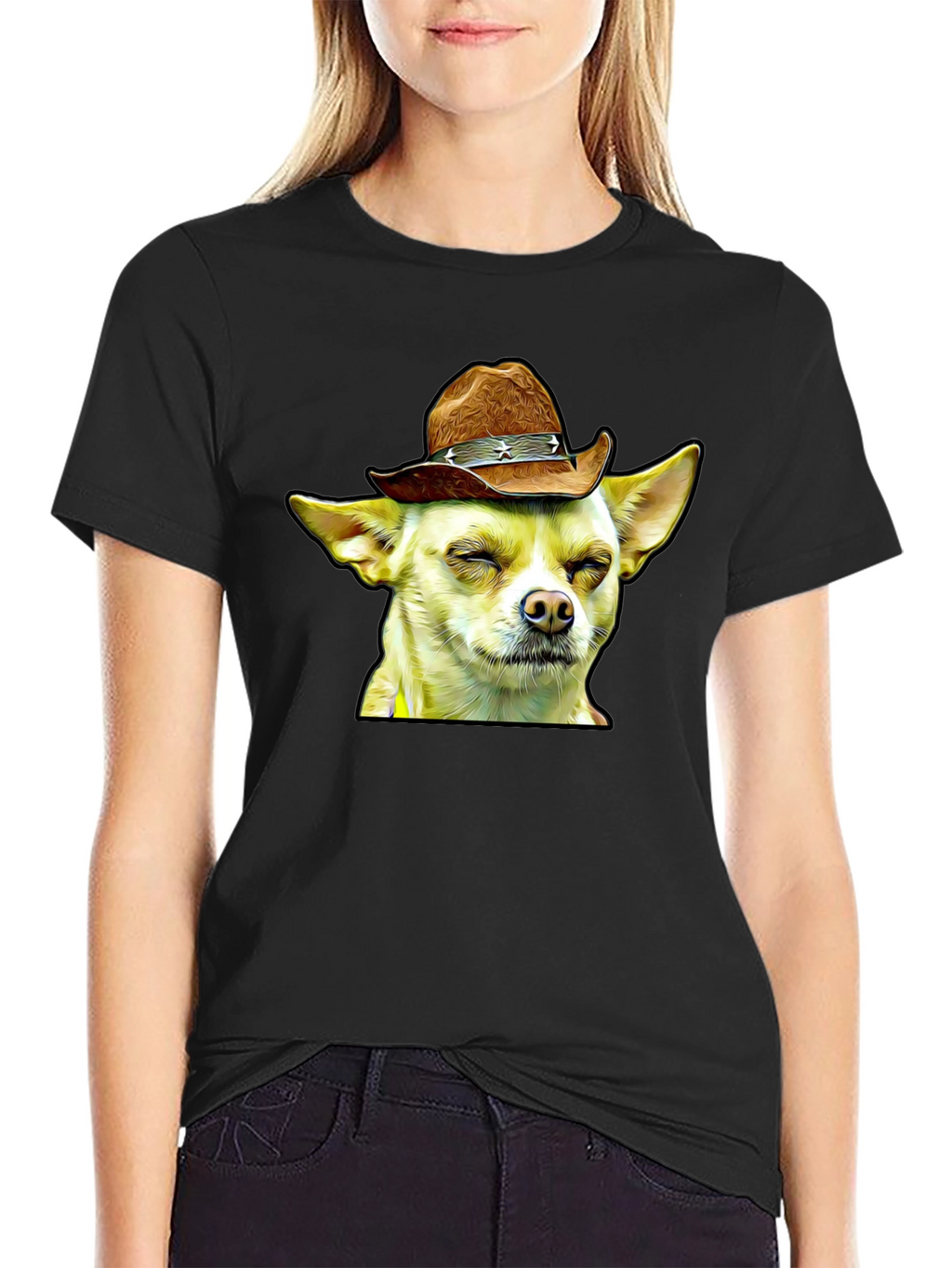 Cowboy Chihuahua Graphic Tee