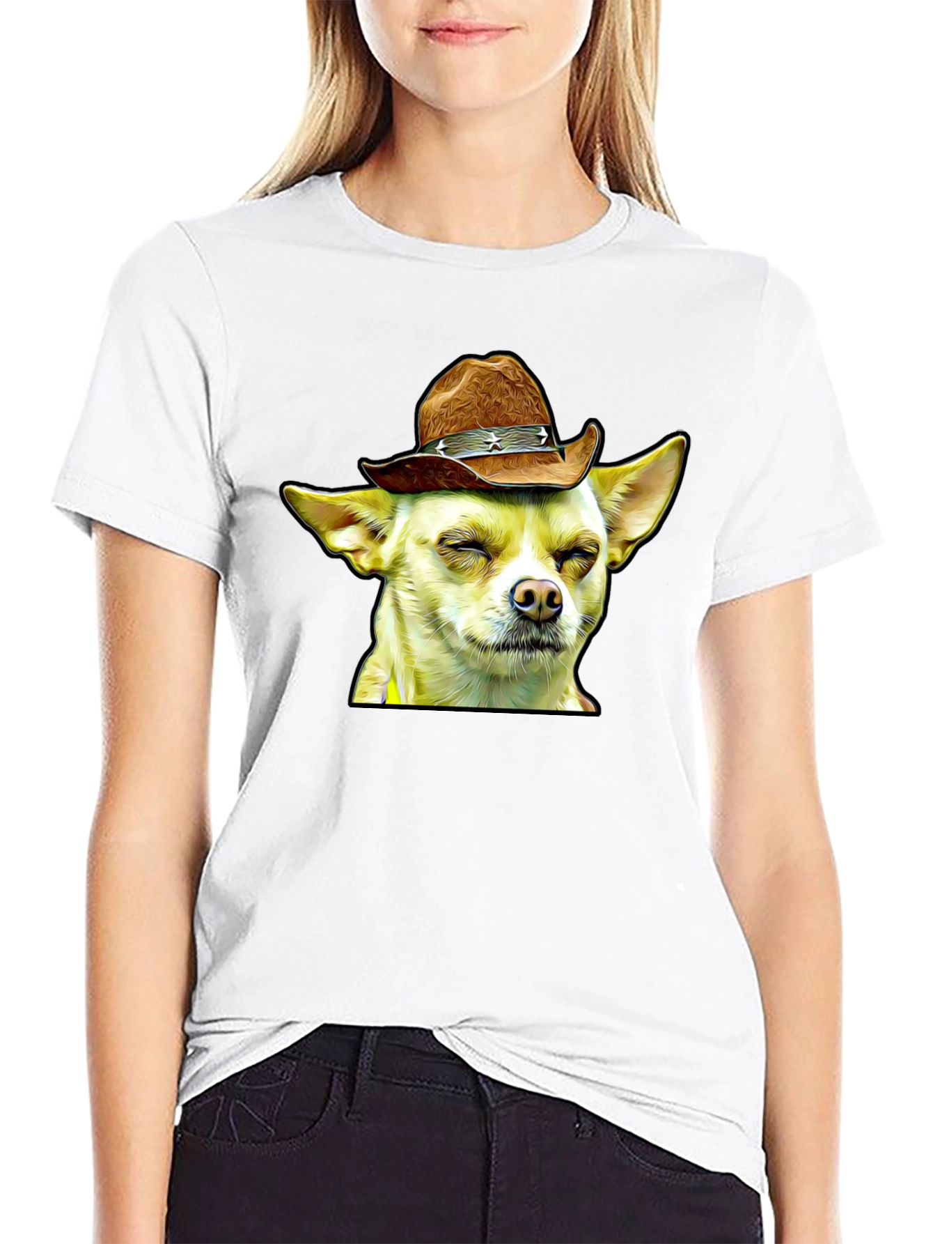 Cowboy Chihuahua Graphic Tee