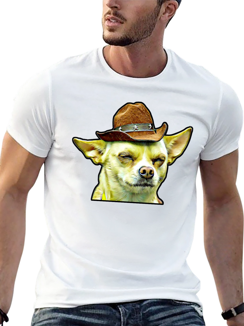 Cowboy Chihuahua Graphic Tee