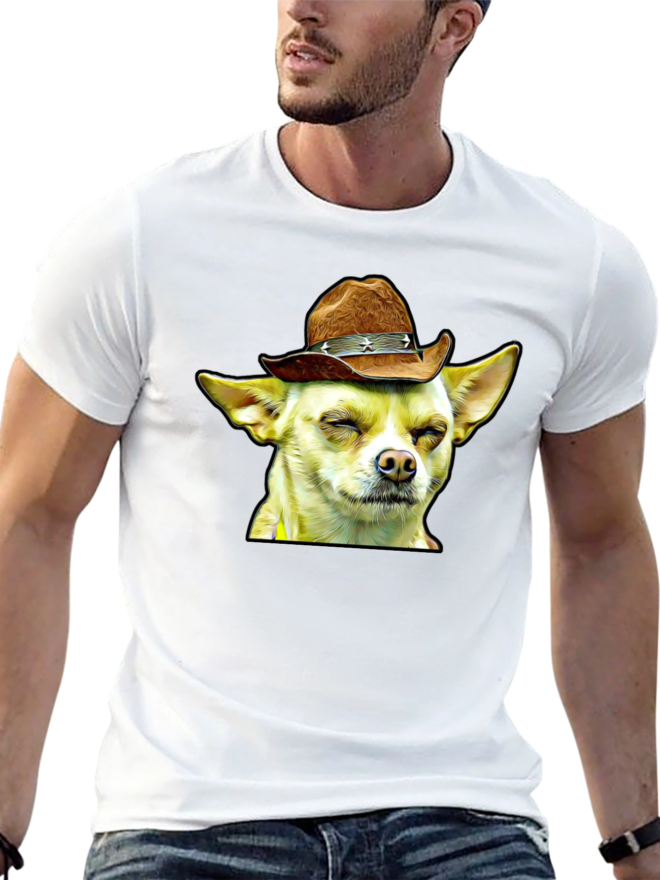 Cowboy Chihuahua Graphic Tee