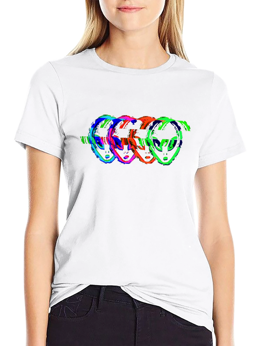 Retro Alien Head T-Shirt