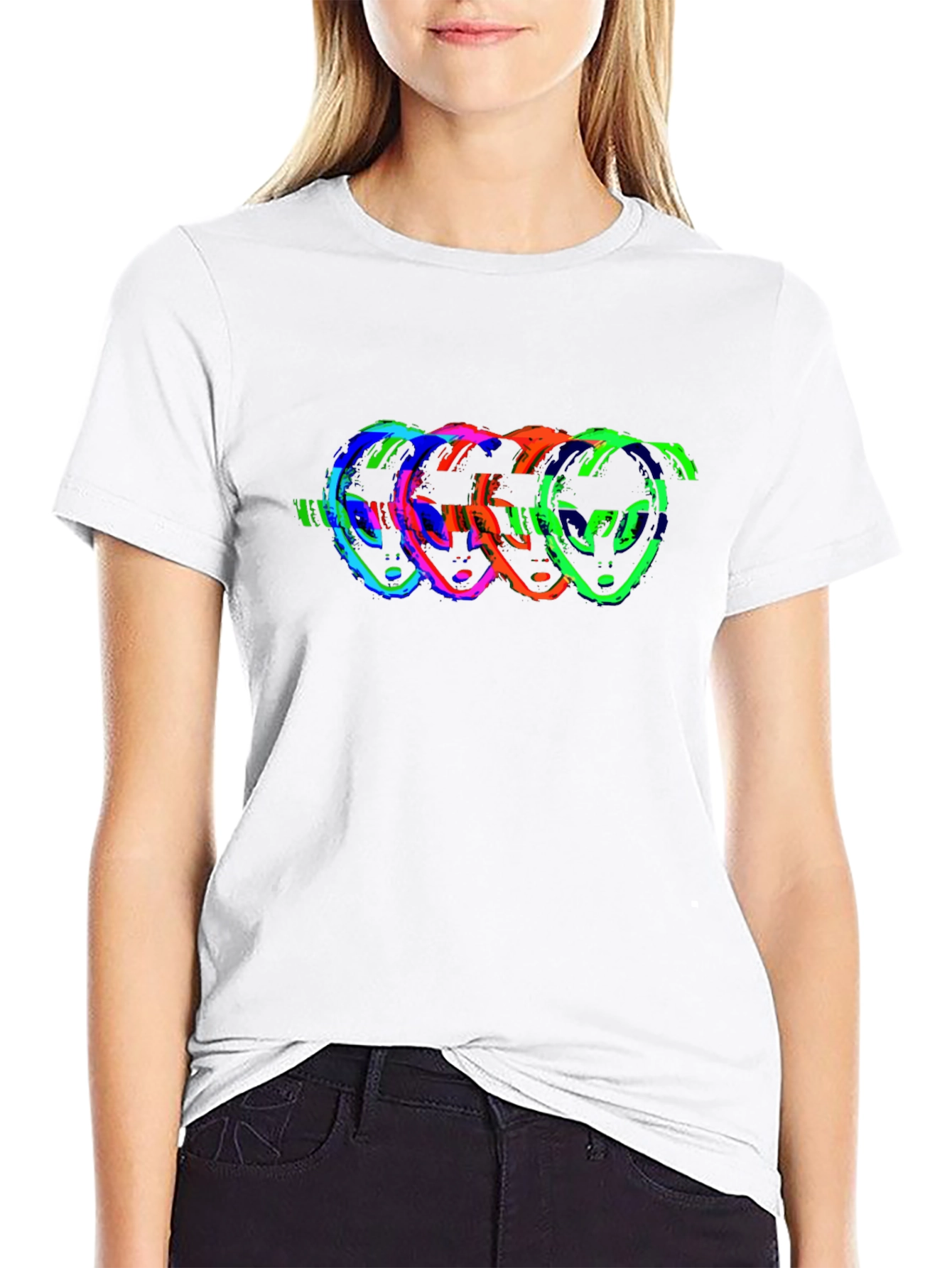Retro Alien Head T-Shirt