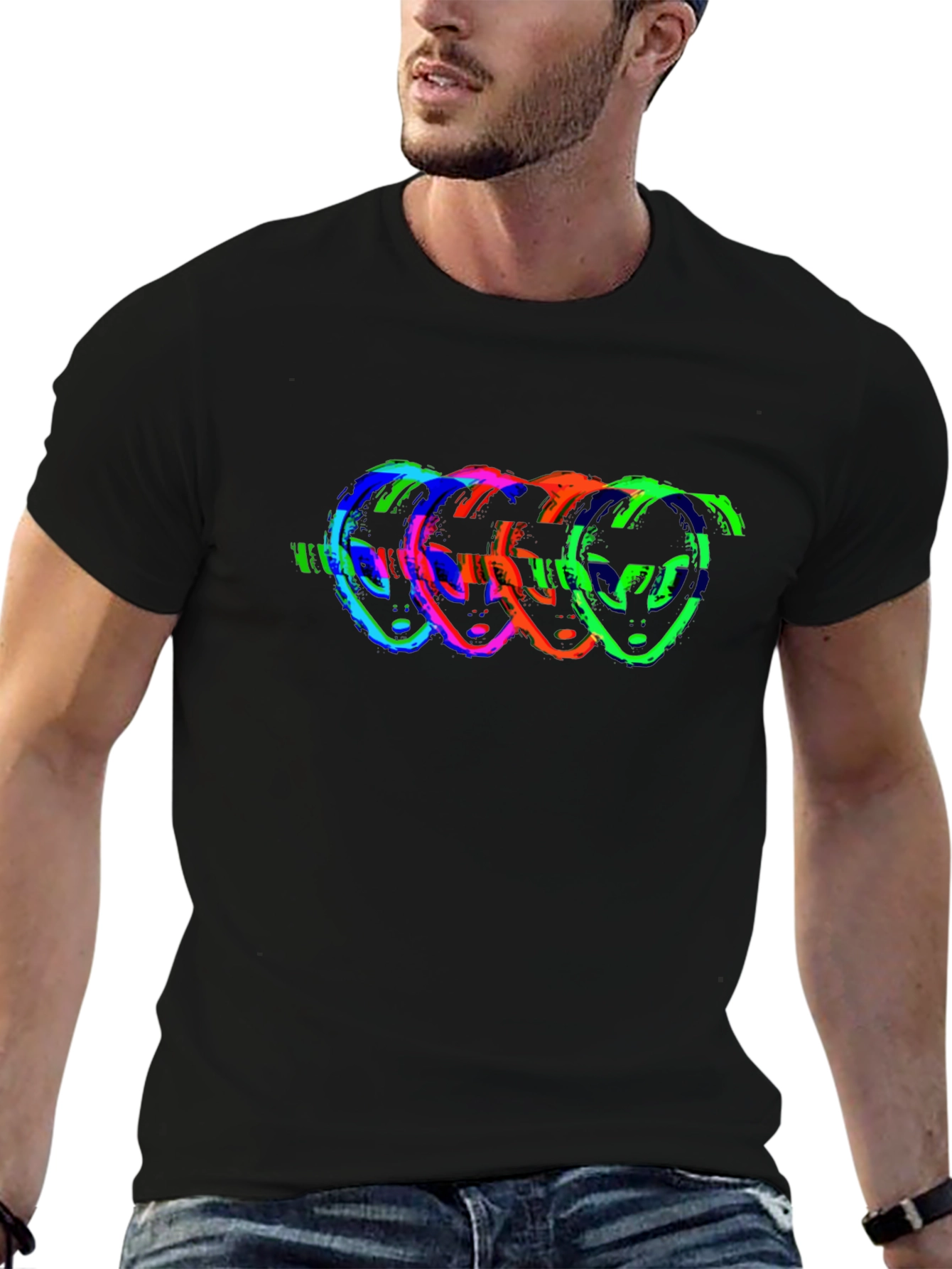 Retro Alien Head T-Shirt