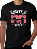 Dont Eat Watermelon Seeds Funny Workout Shirt