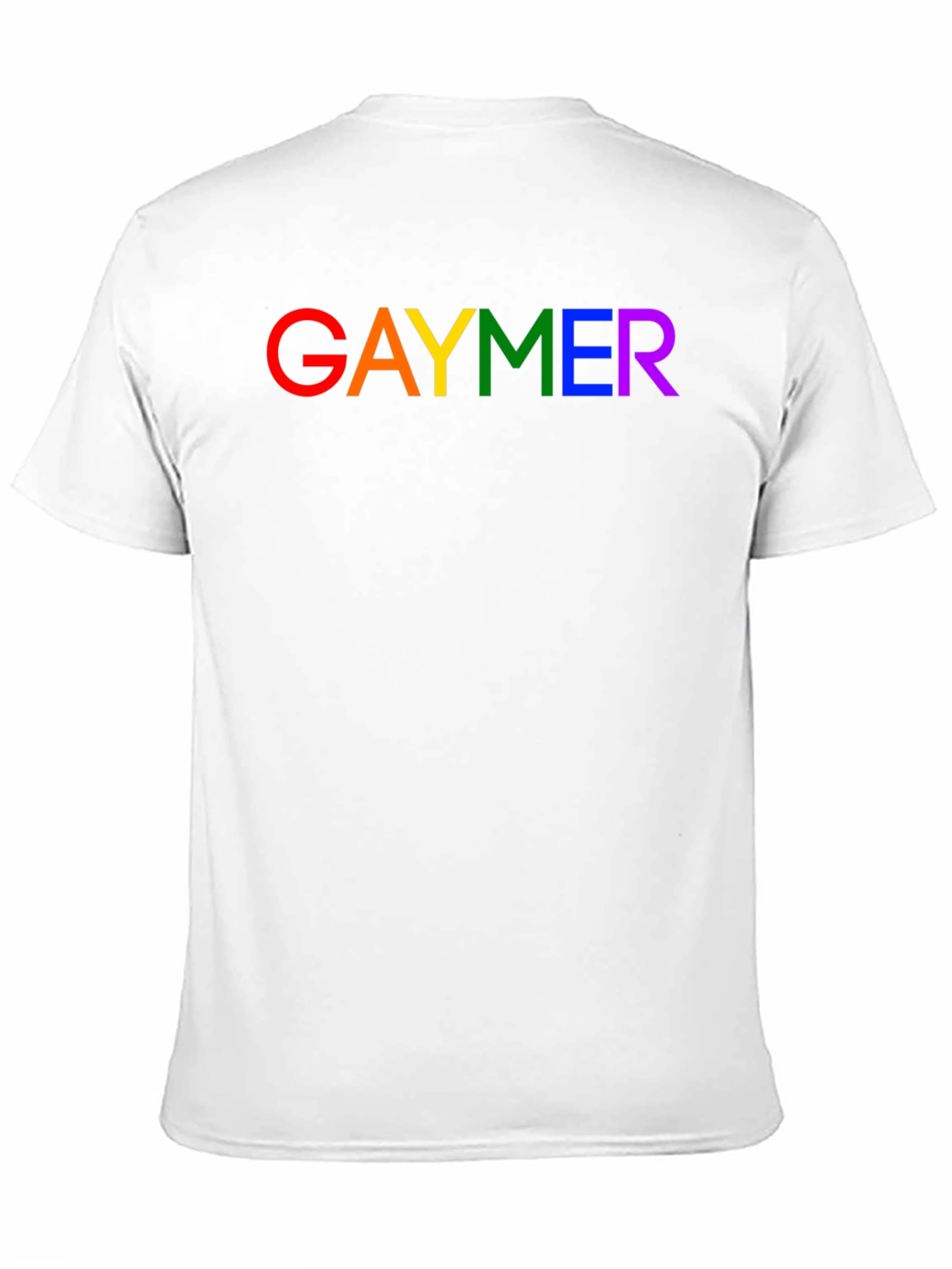 GAYMER Pride T-Shirt - Rainbow Text