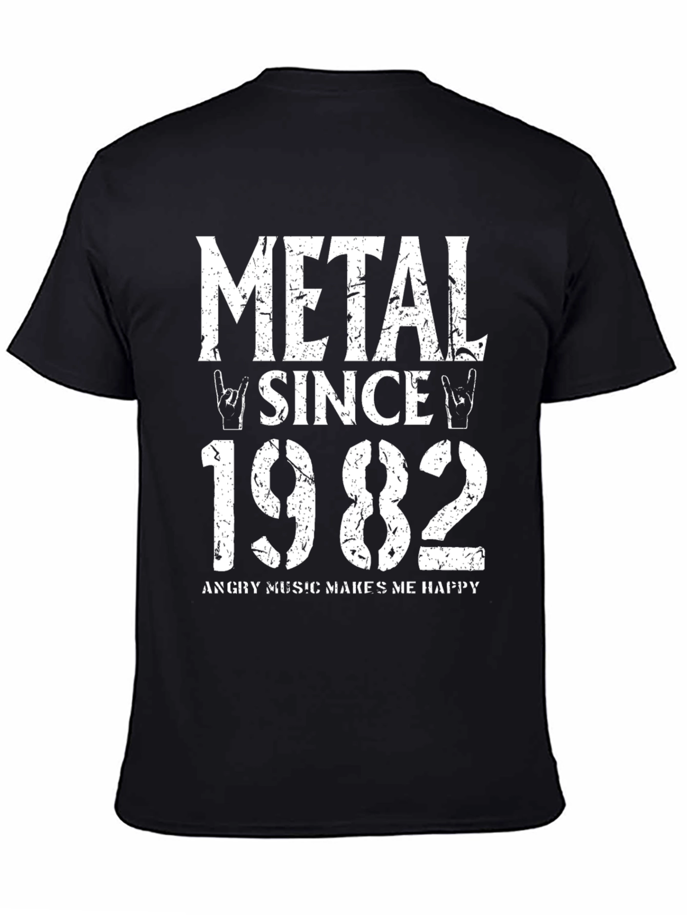 Metal Since 1982 T-Shirt Angry Music Tee