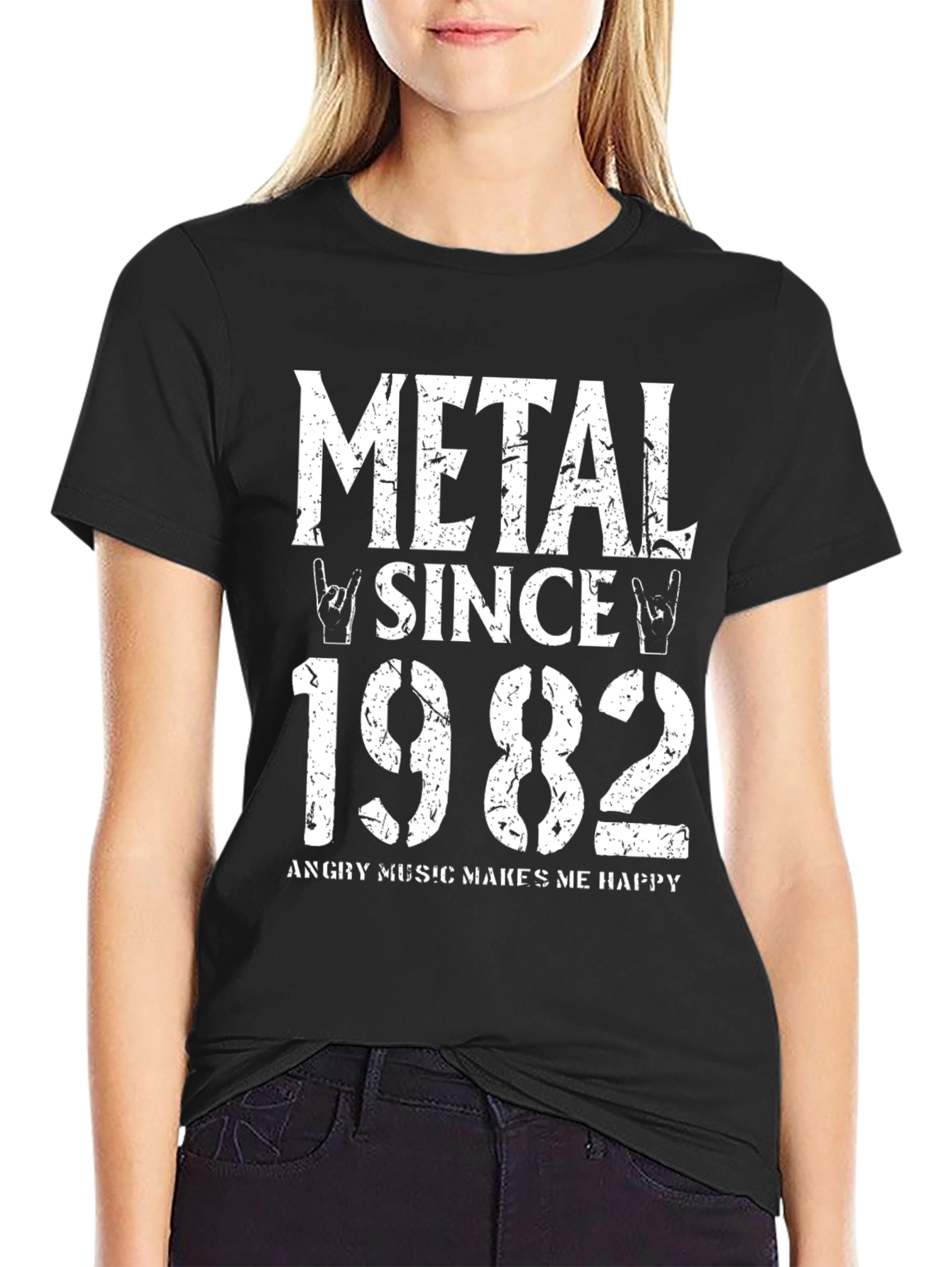 Metal Since 1982 T-Shirt Angry Music Tee