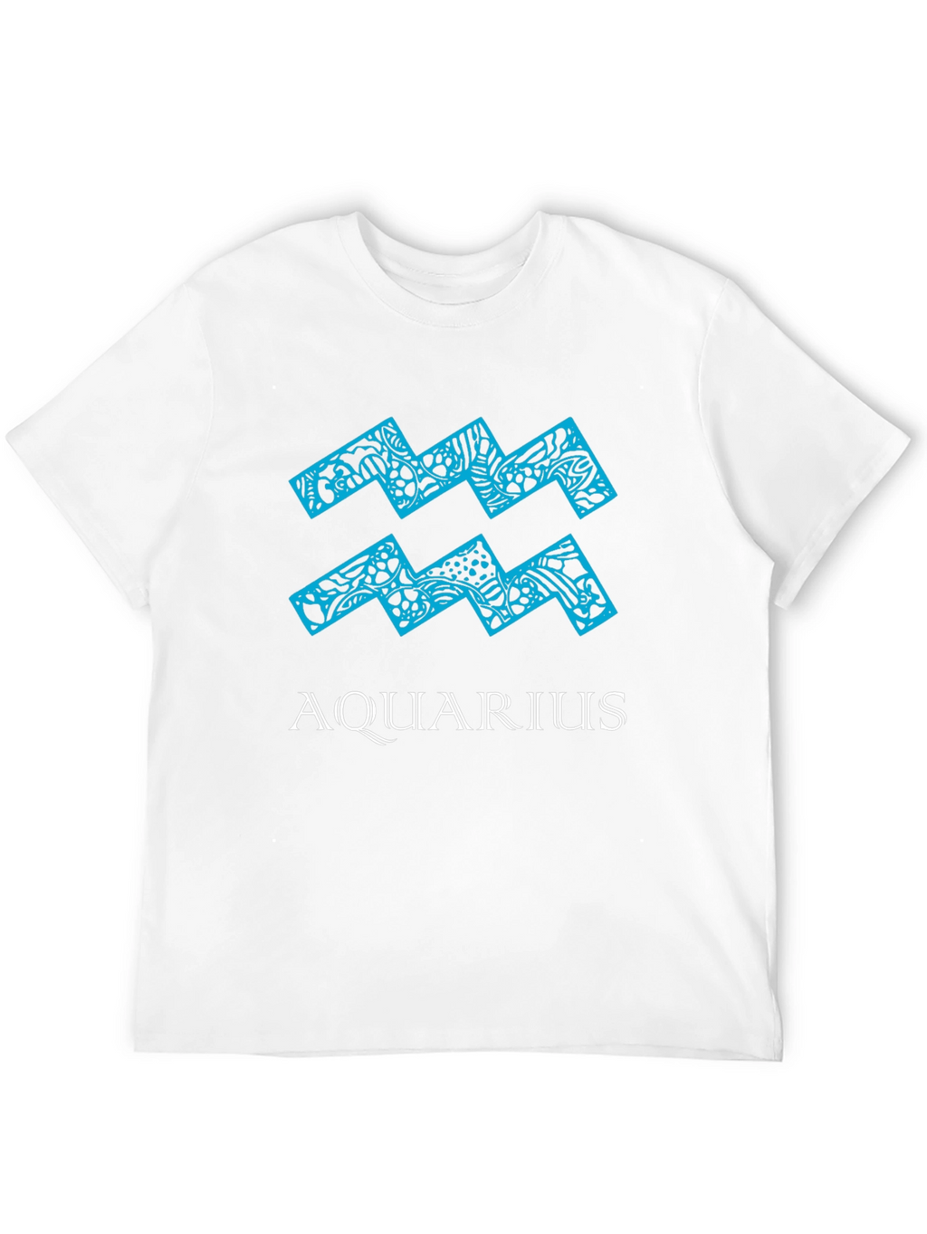 Aquarius Zodiac Sign Graphic T-Shirt
