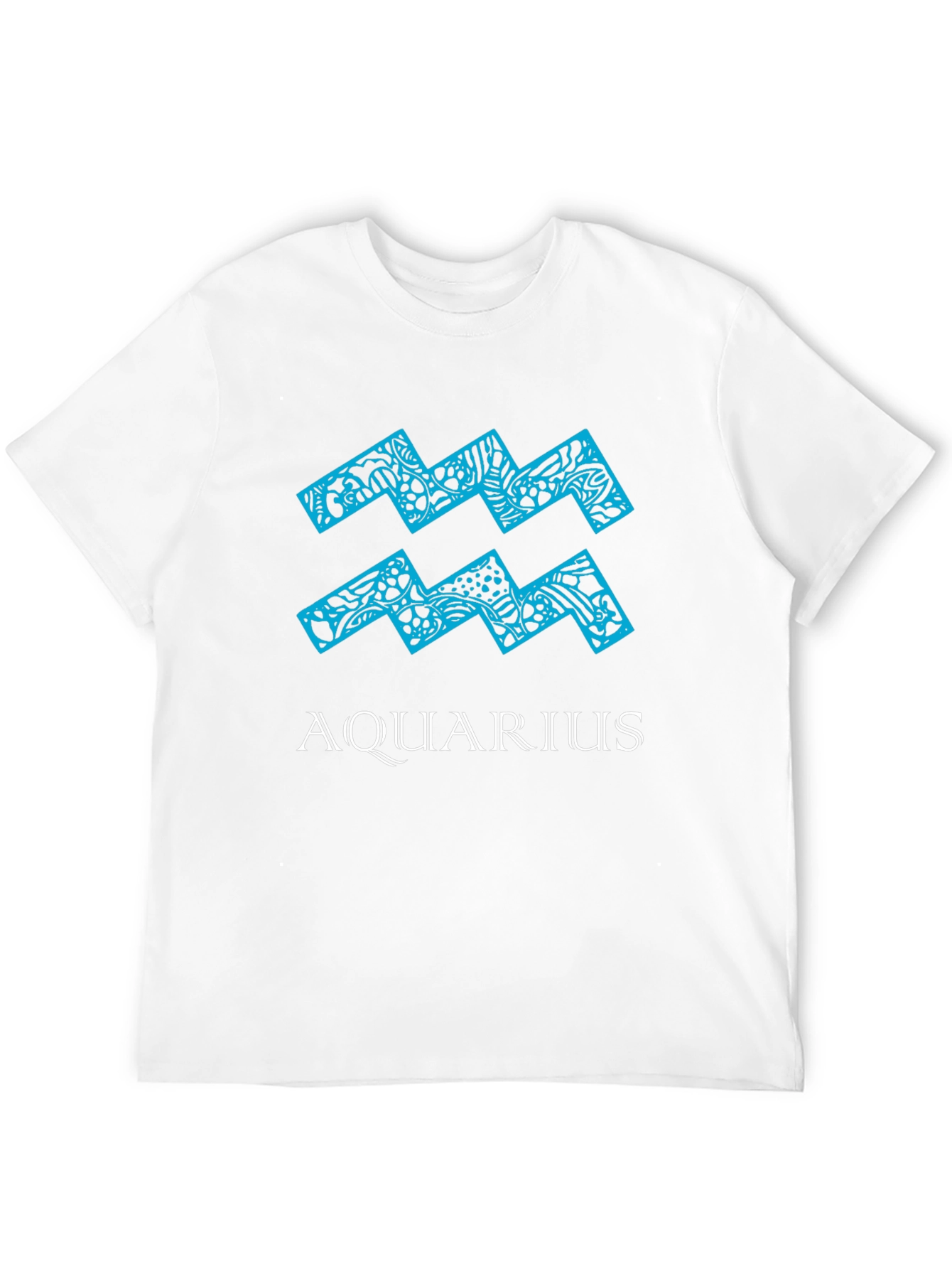 Aquarius Zodiac Sign Graphic T-Shirt