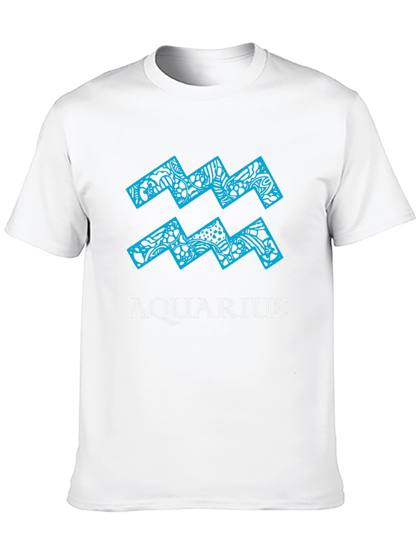 Aquarius Zodiac Sign Graphic T-Shirt