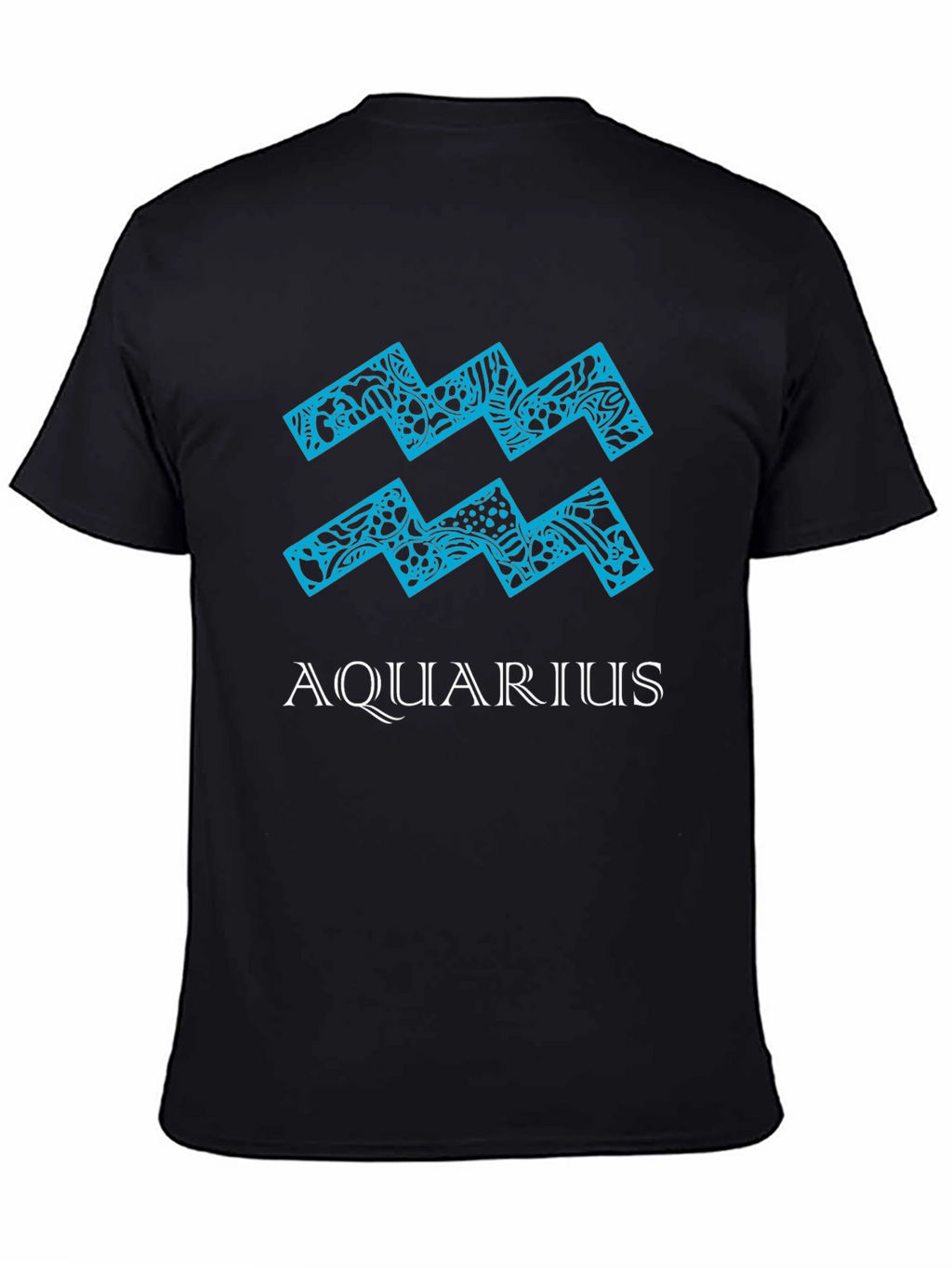 Aquarius Zodiac Sign Graphic T-Shirt