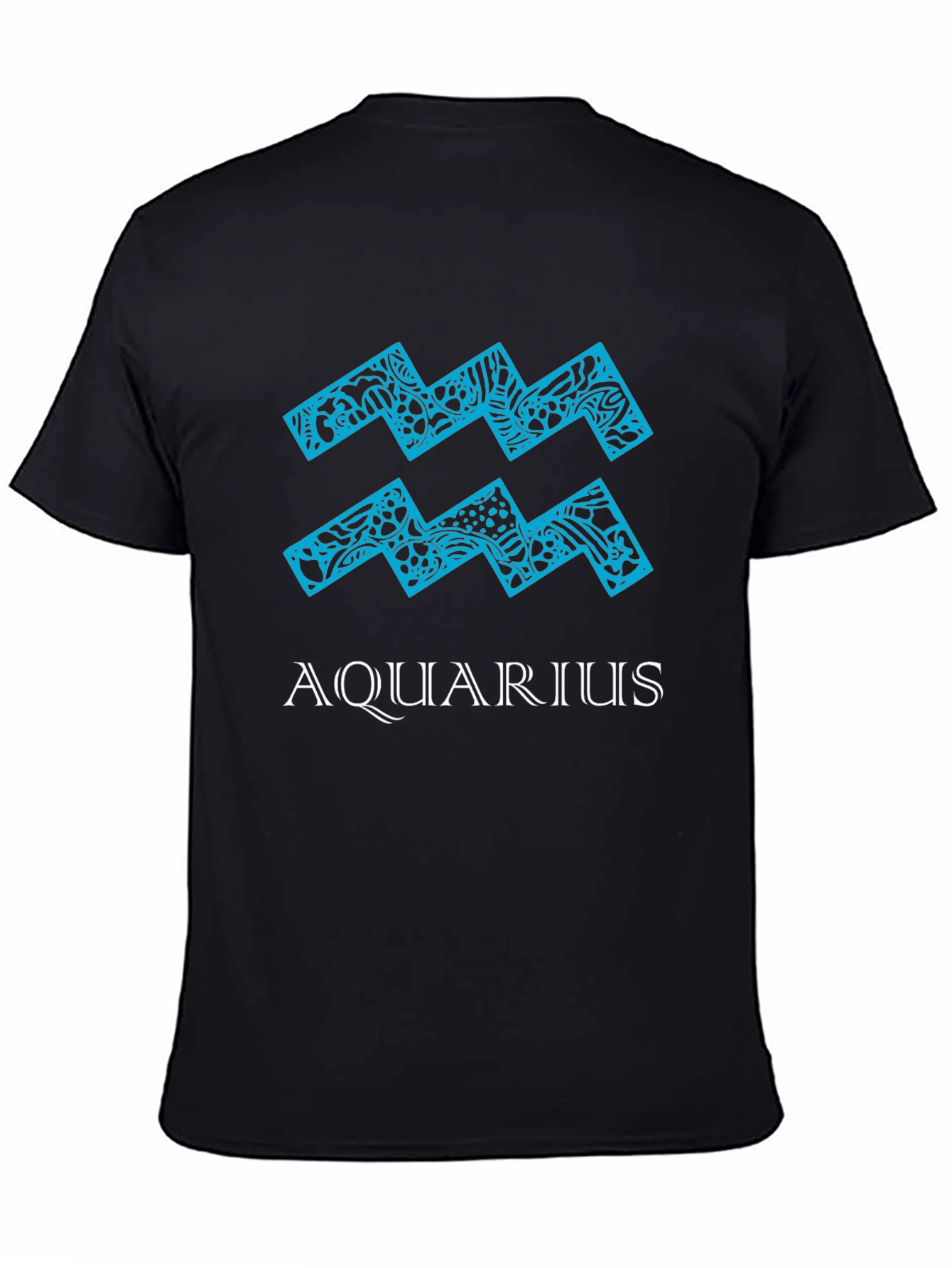 Aquarius Zodiac Sign Graphic T-Shirt