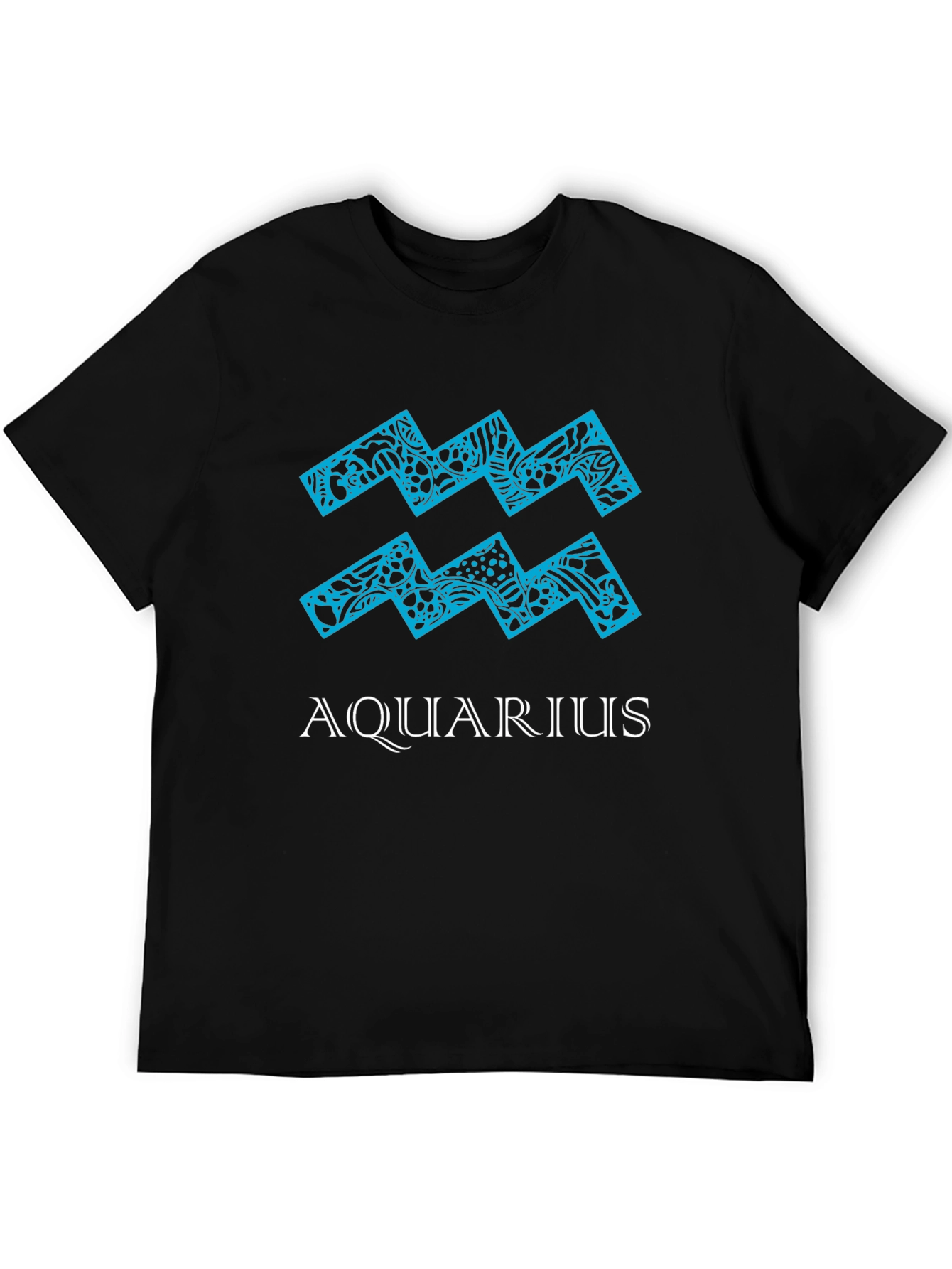 Aquarius Zodiac Sign Graphic T-Shirt