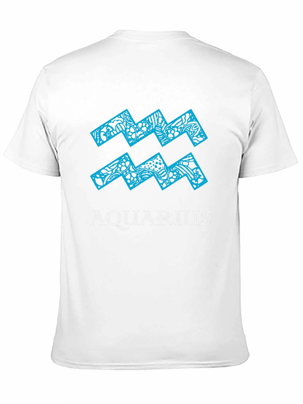 Aquarius Zodiac Sign Graphic T-Shirt