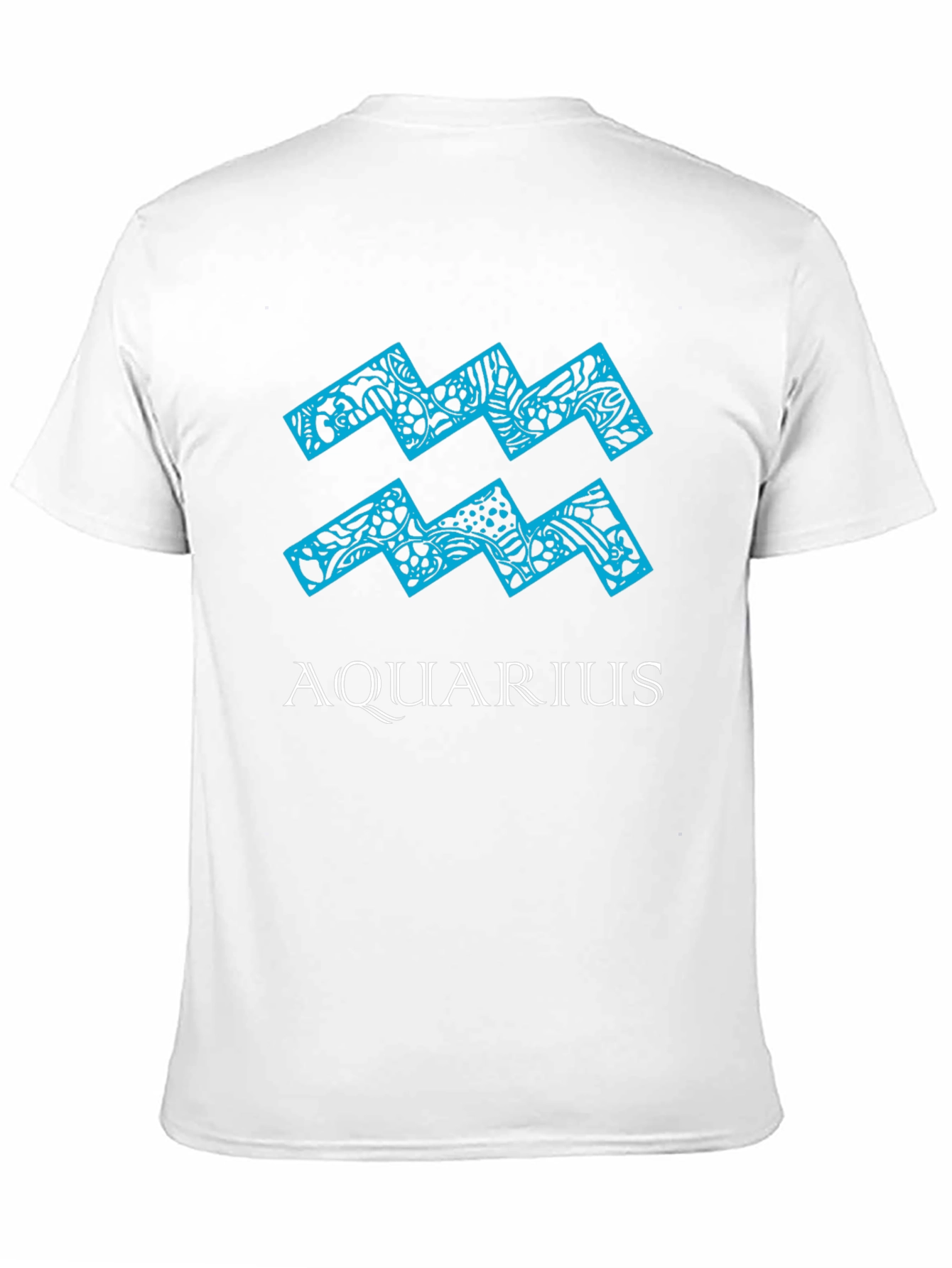 Aquarius Zodiac Sign Graphic T-Shirt