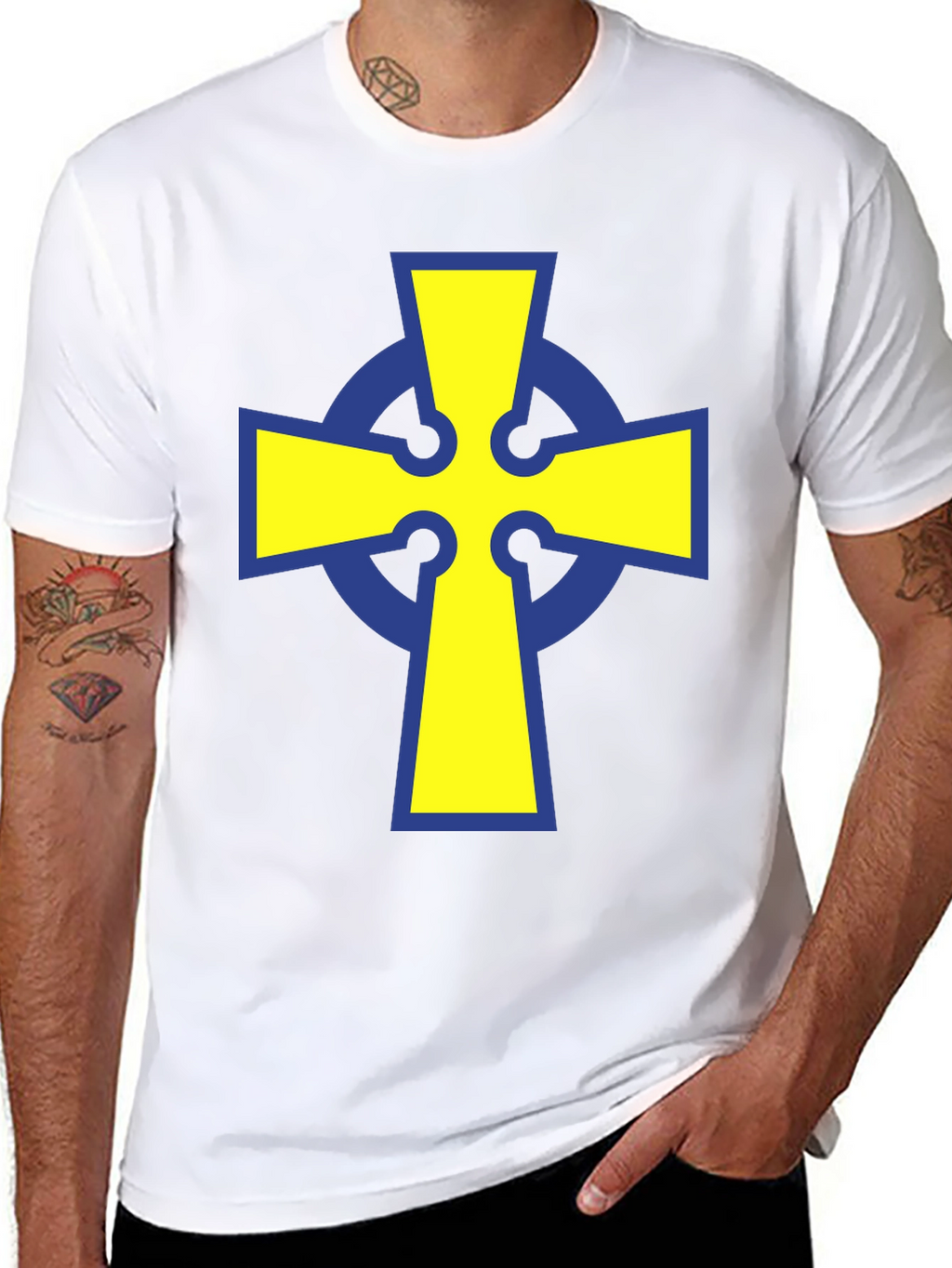 Celtic Cross Graphic T-Shirt