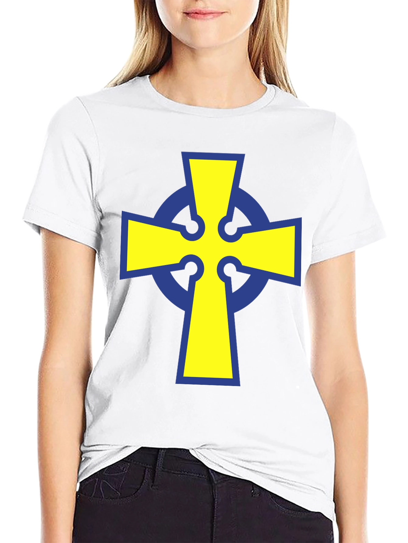 Celtic Cross Graphic T-Shirt