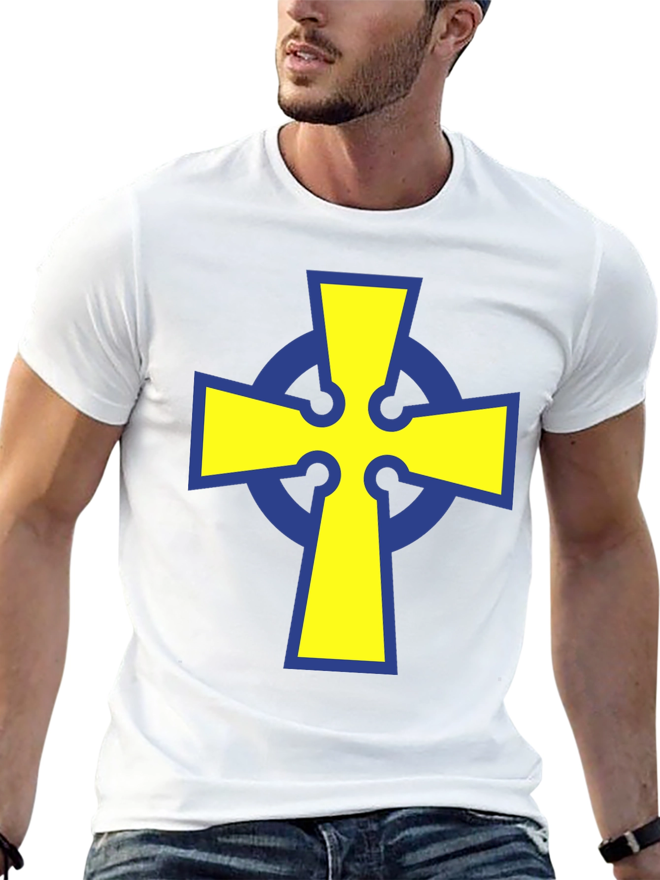 Celtic Cross Graphic T-Shirt