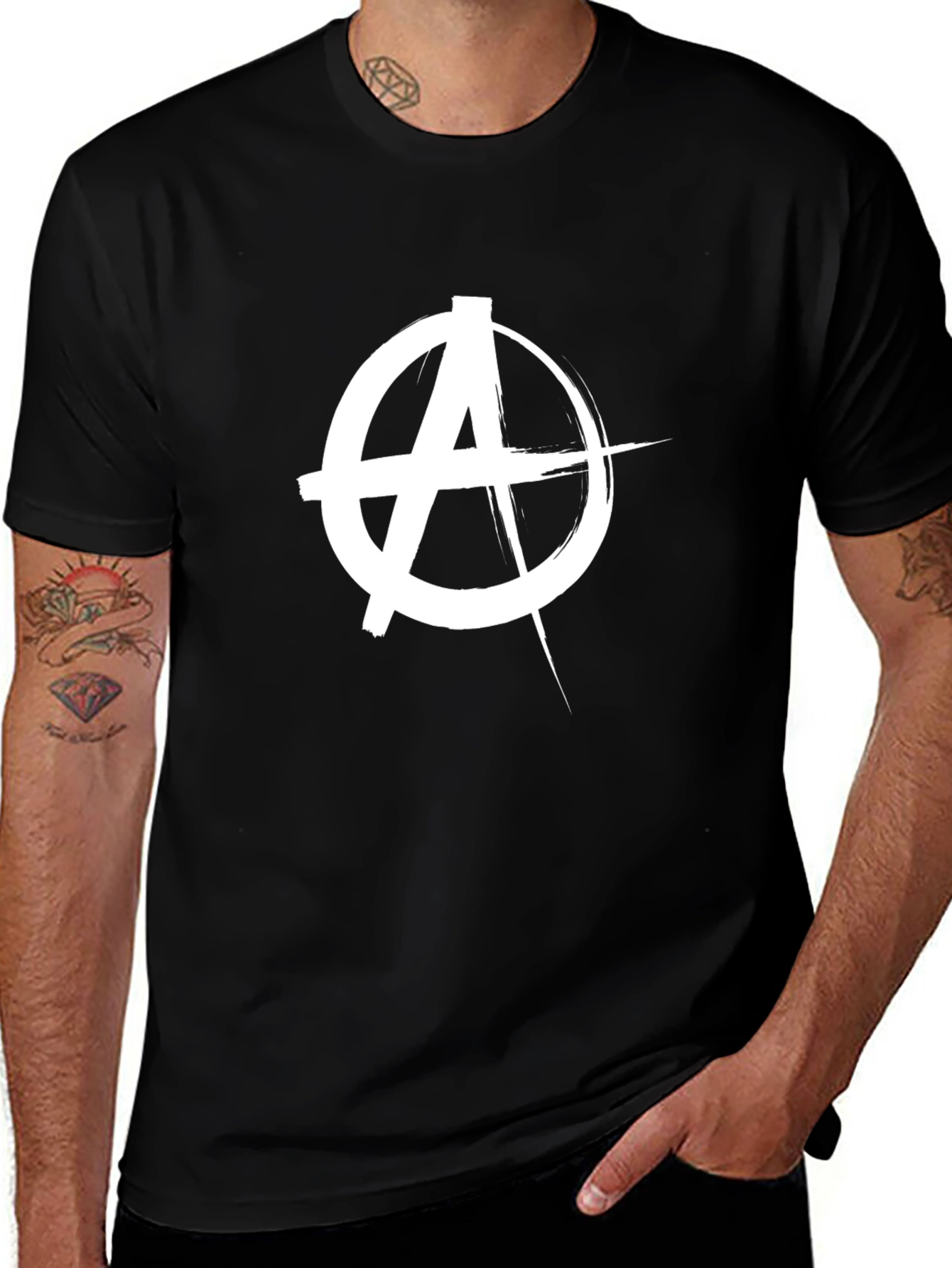 Anarchy Symbol T-Shirt - Bold Graphic Tee