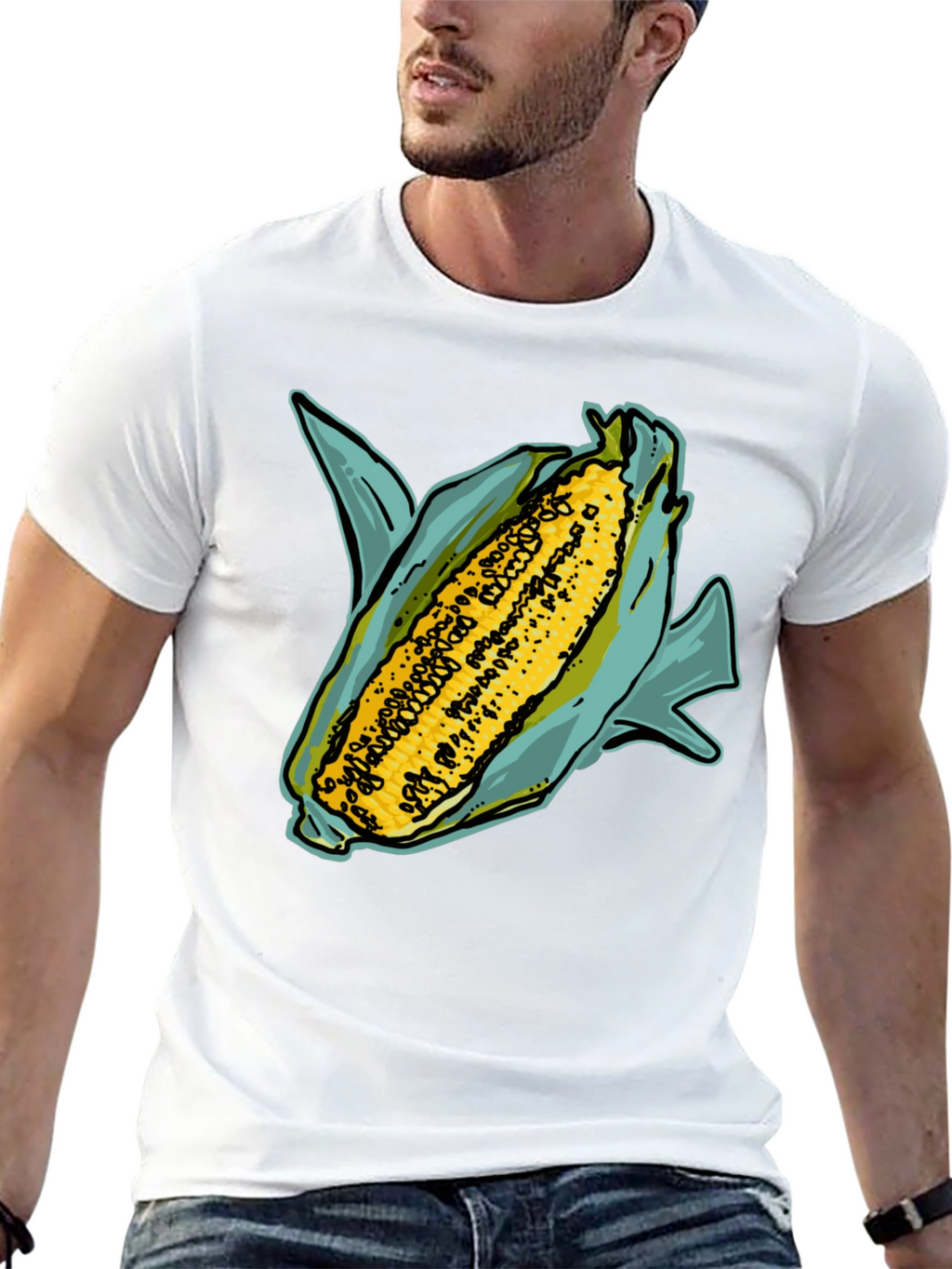 Corn on the Cob Graphic T-Shirt
