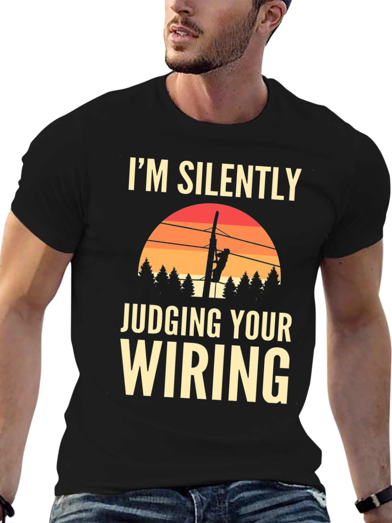 Im Silently Judging Your Wiring Graphic T-Shirt