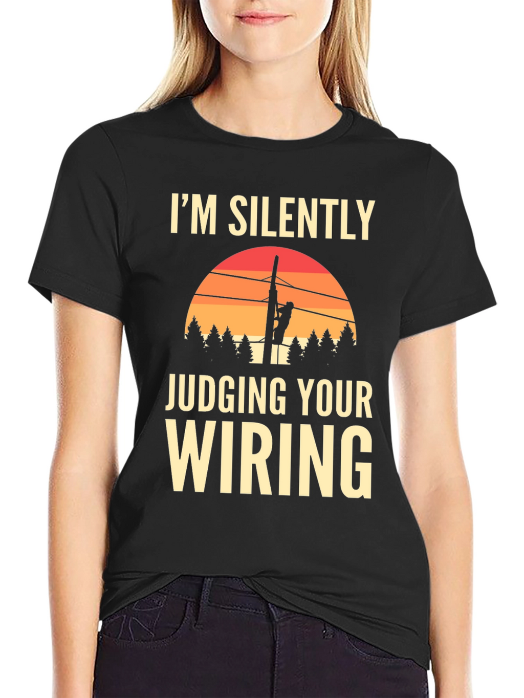 Im Silently Judging Your Wiring Graphic T-Shirt
