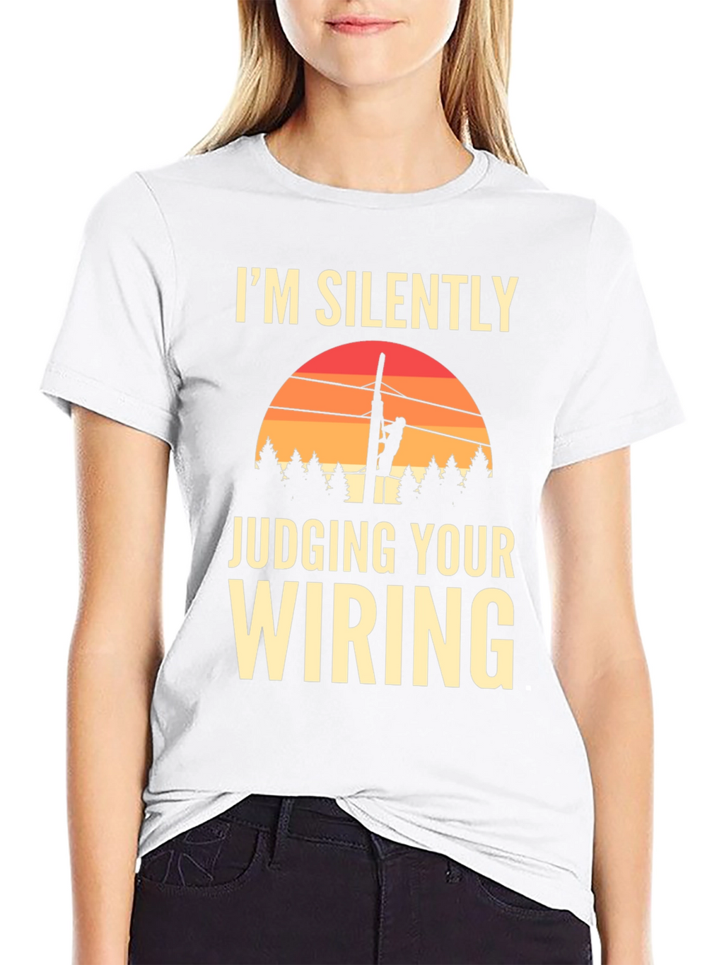Im Silently Judging Your Wiring Graphic T-Shirt