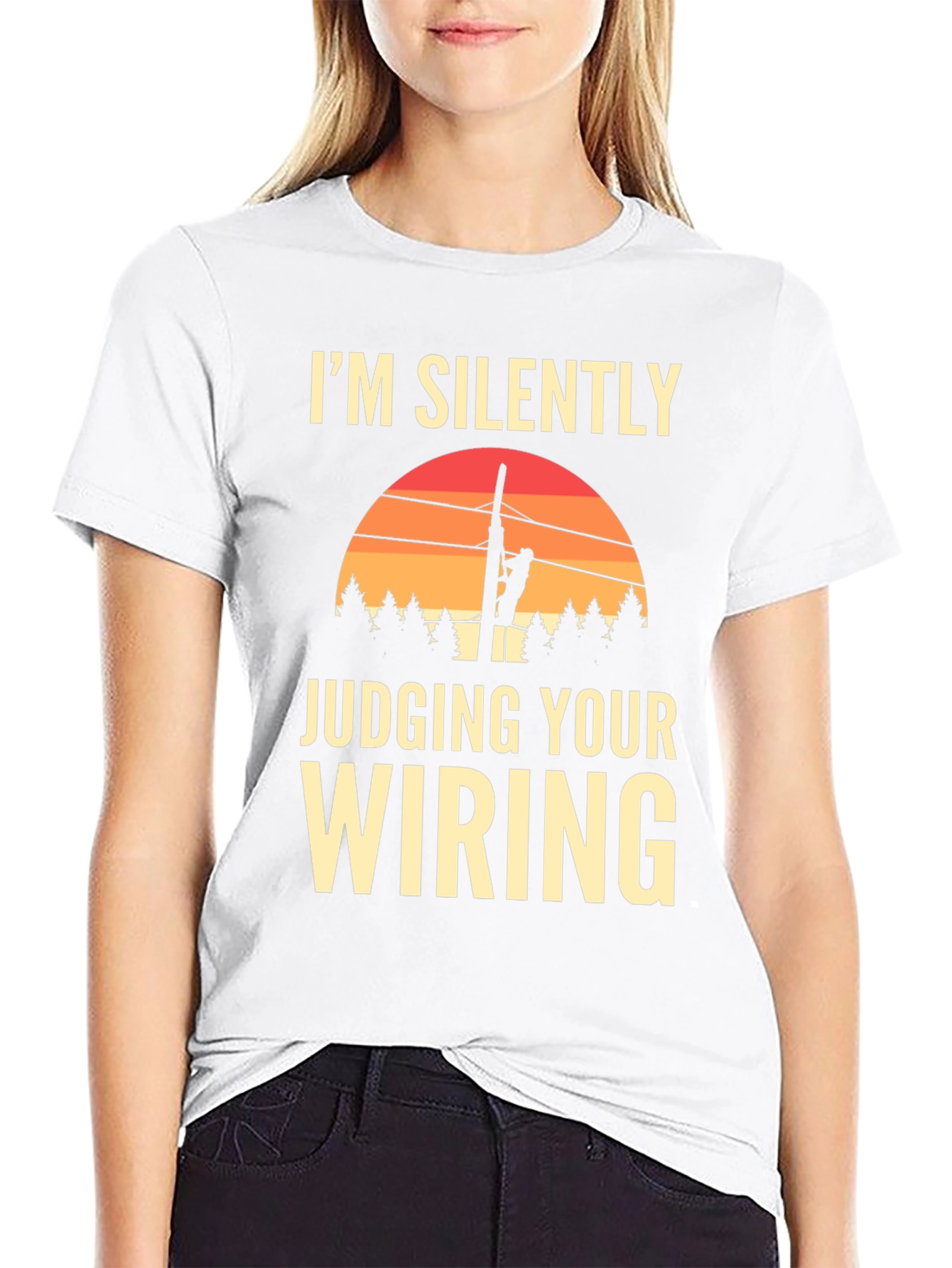 Im Silently Judging Your Wiring Graphic T-Shirt