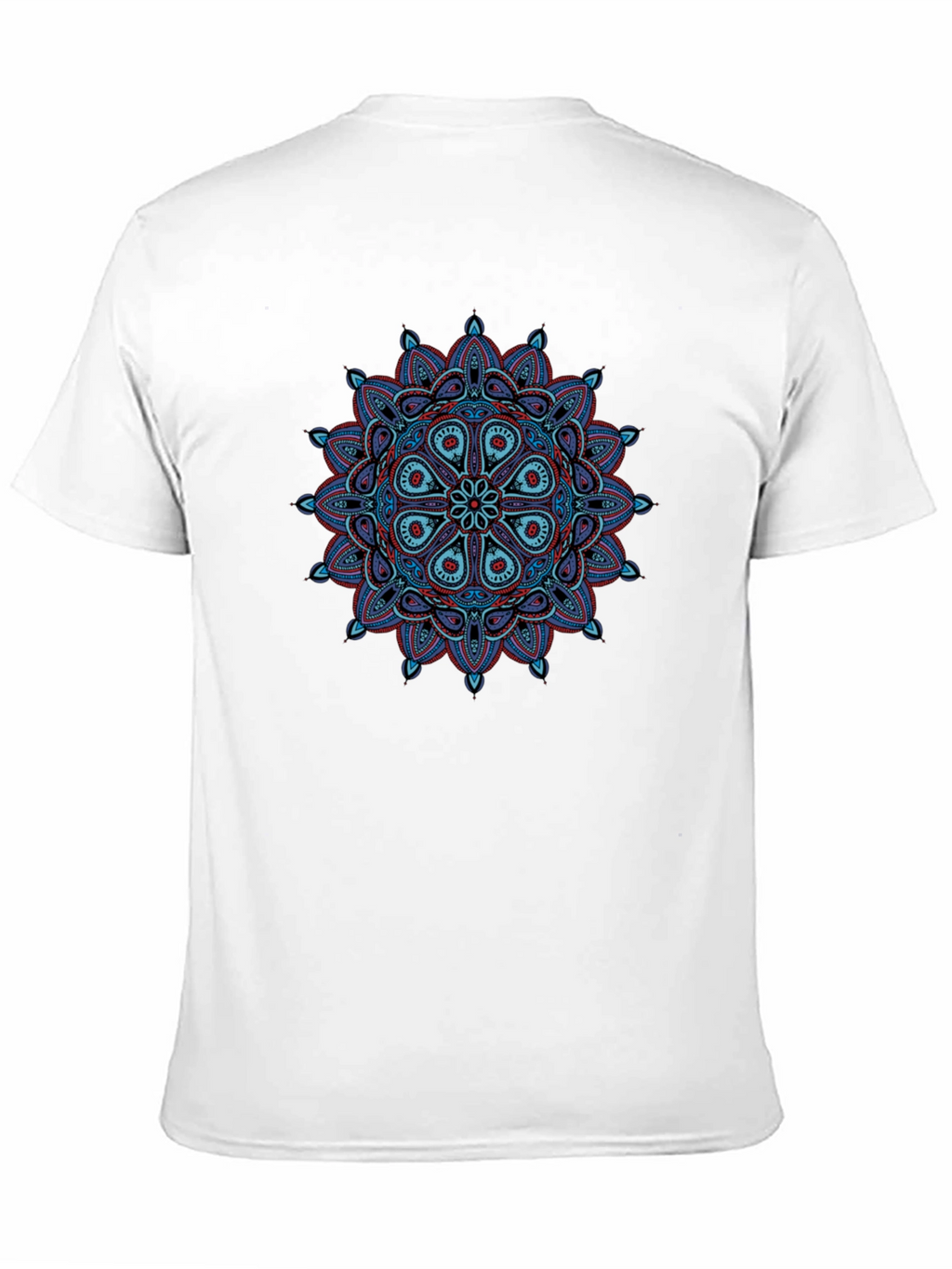 Mandala Graphic Tee - Black Cotton T-Shirt