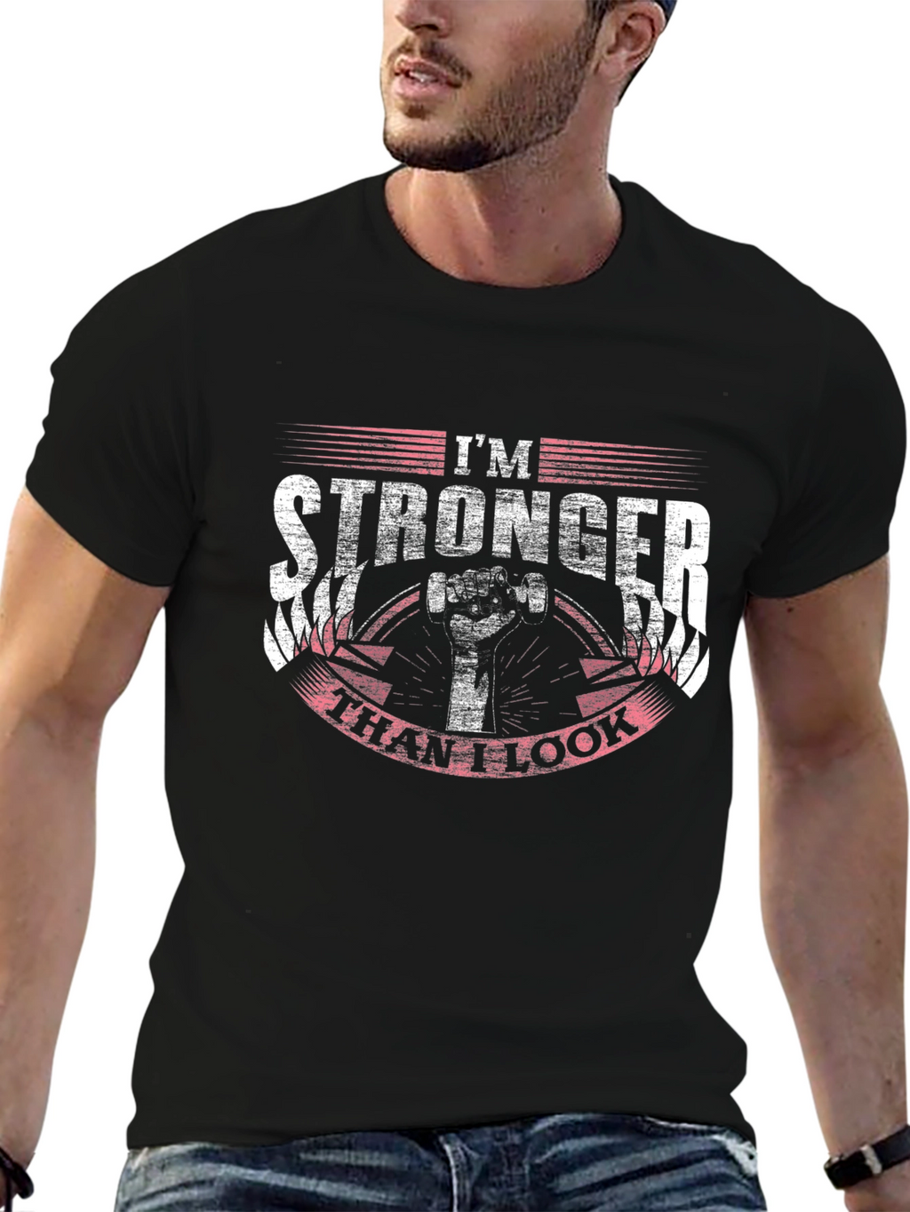Im Stronger Than I Look Graphic Tee