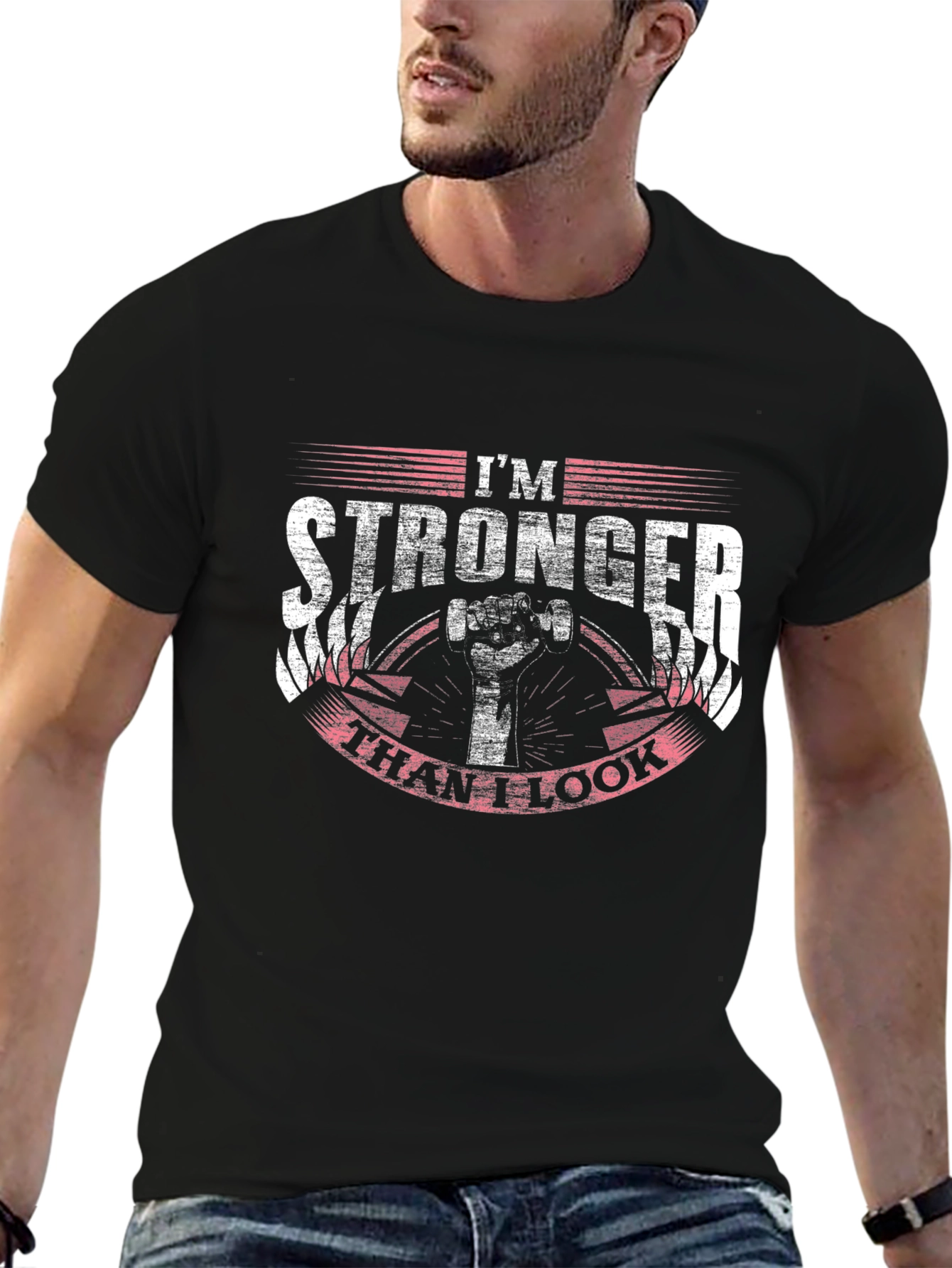 Im Stronger Than I Look Graphic Tee
