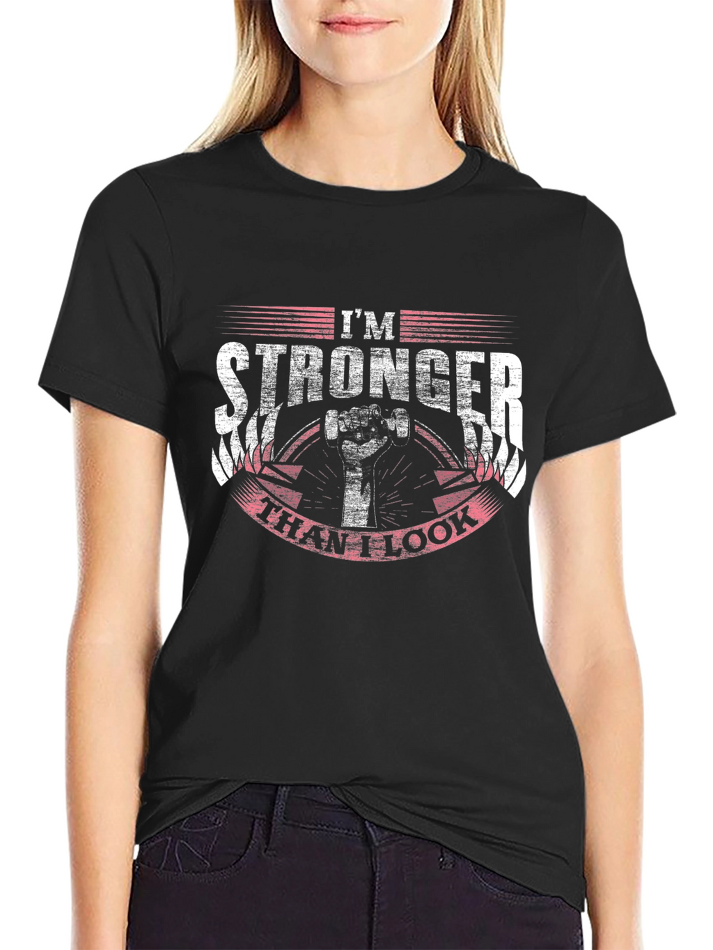 Im Stronger Than I Look Graphic Tee