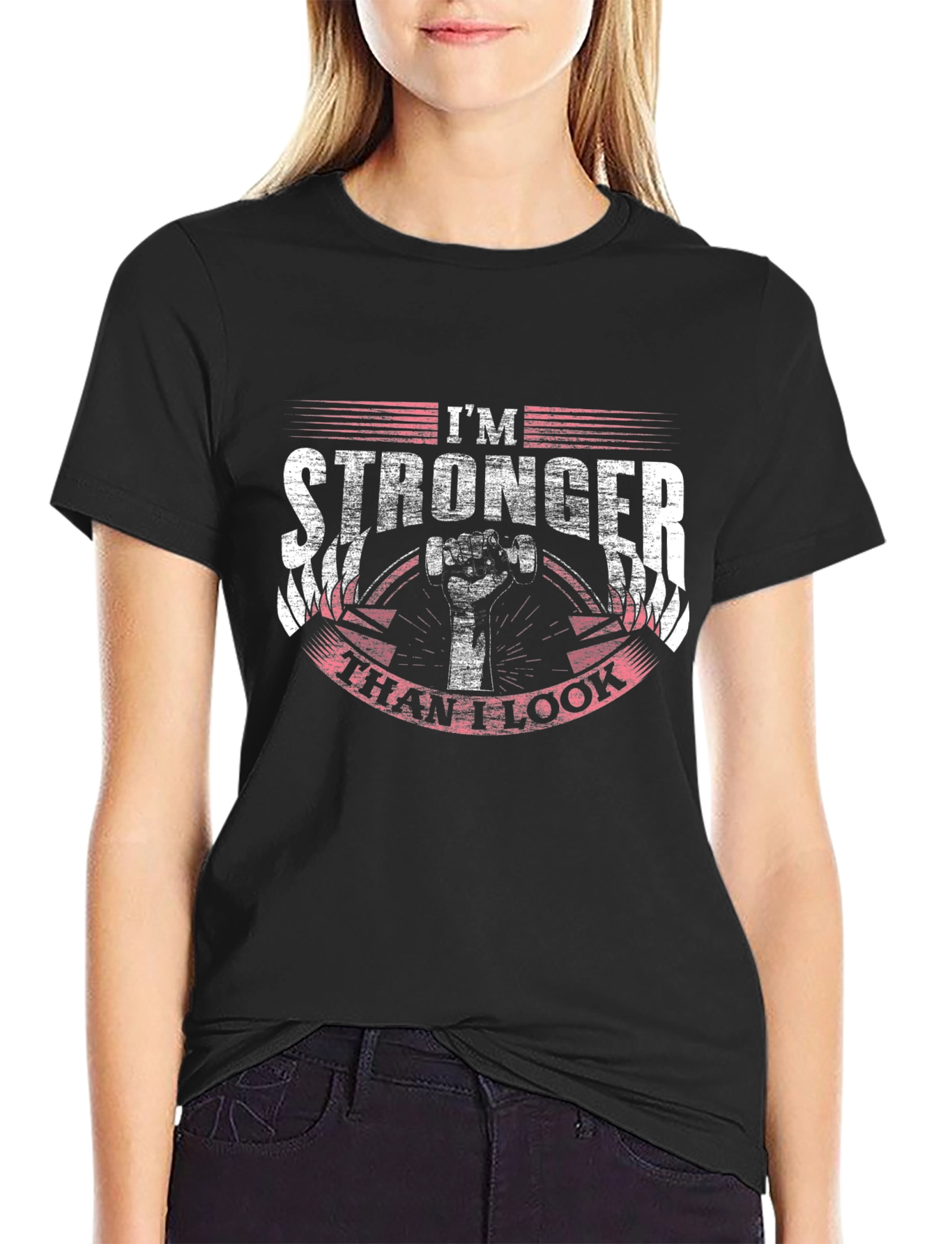 Im Stronger Than I Look Graphic Tee