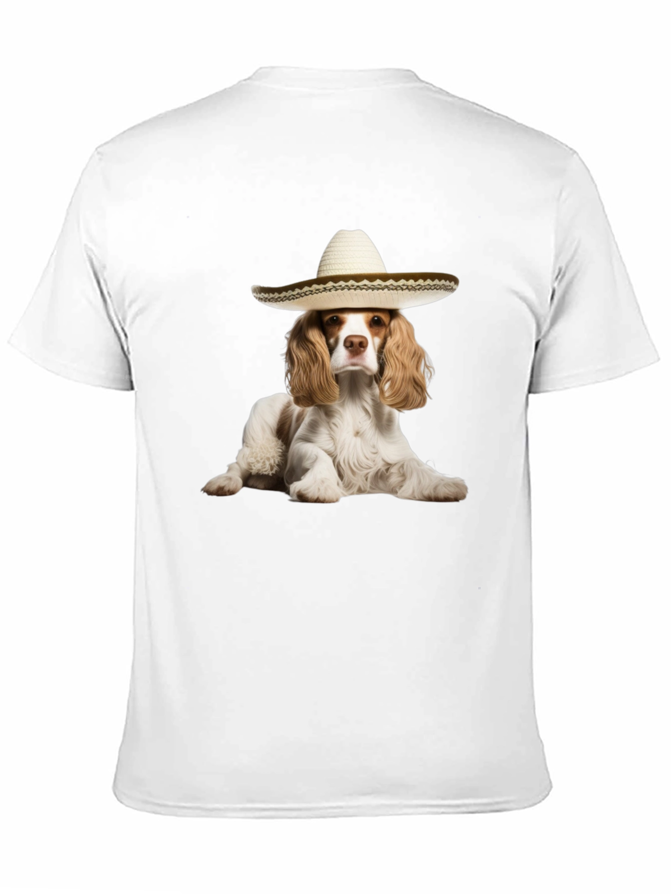 Dog Sombrero Graphic Tee - Funny Pet Lover T-Shirt