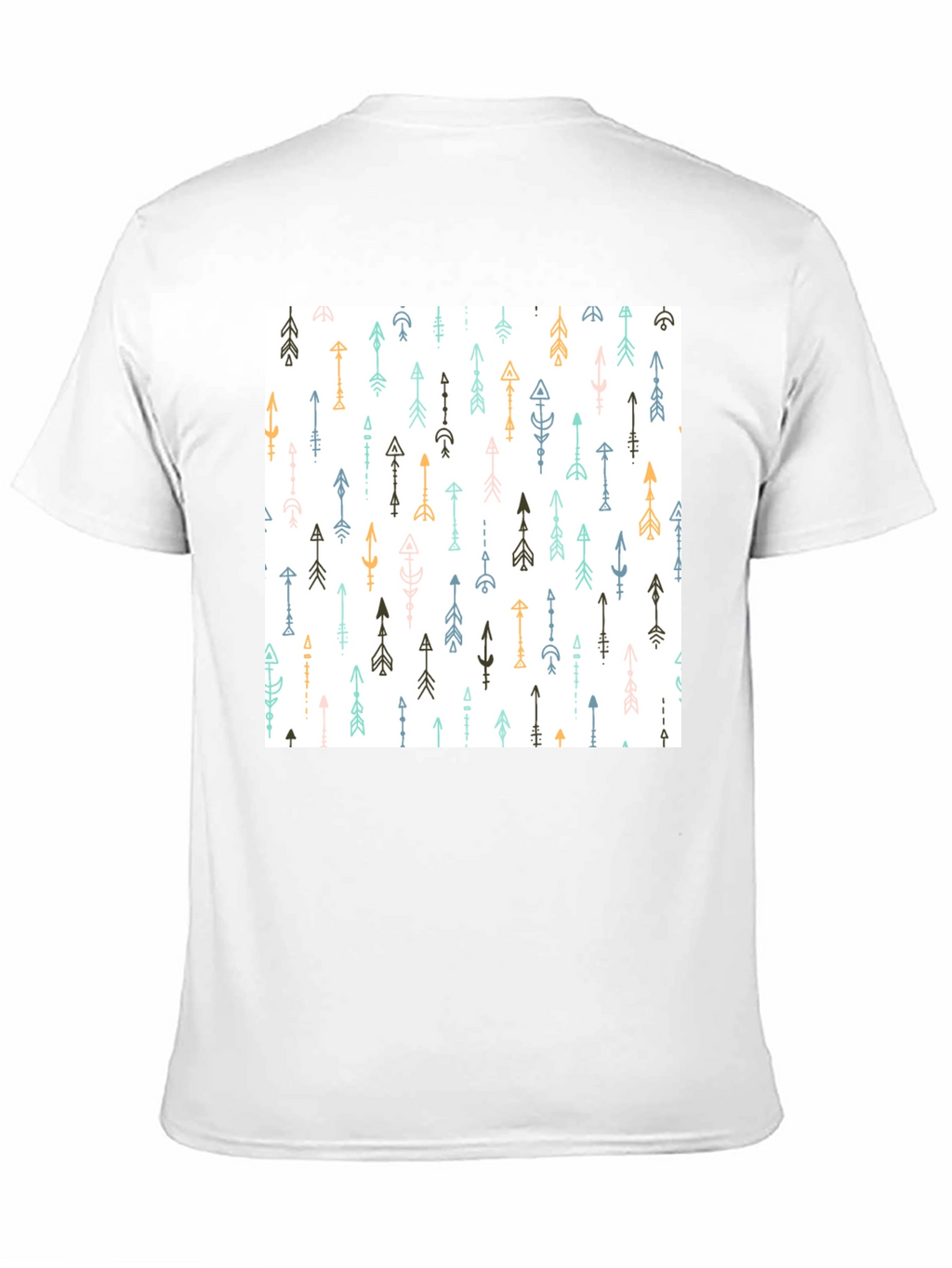 Tribal Arrow Print Black T-Shirt