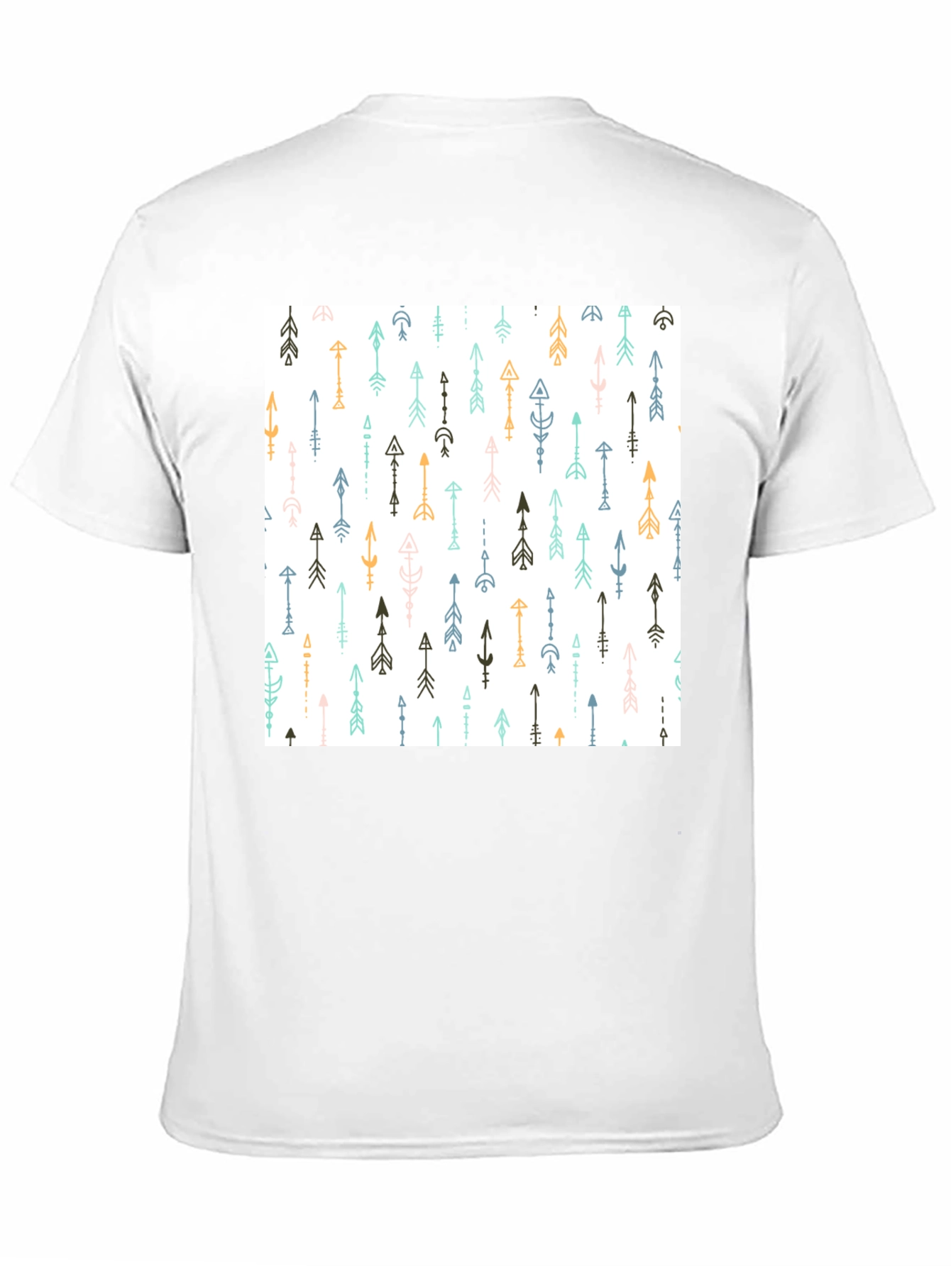Tribal Arrow Print Black T-Shirt